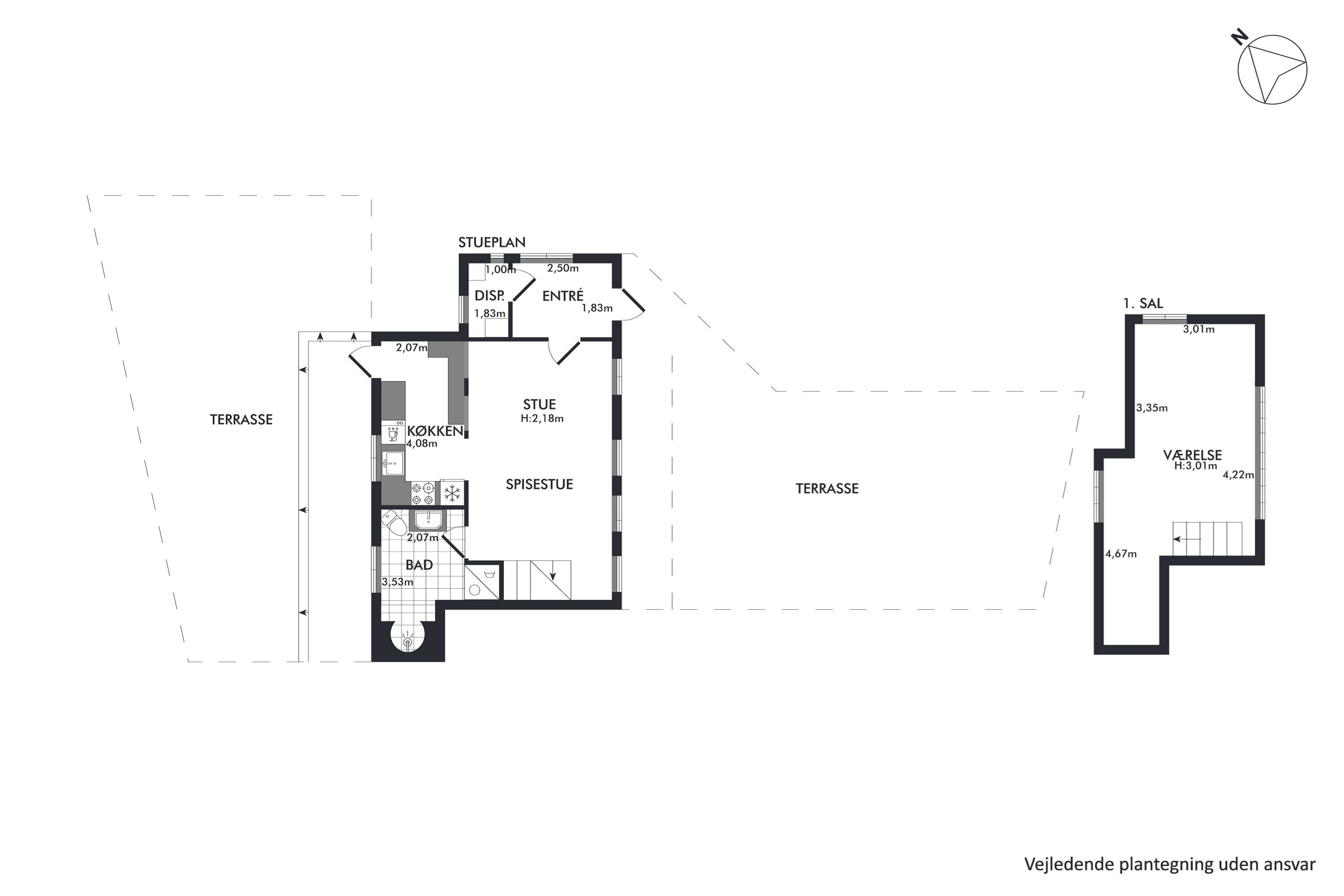 Plantegninger billede af Strandvejen 234A, Skotterup, 3070 Snekkersten