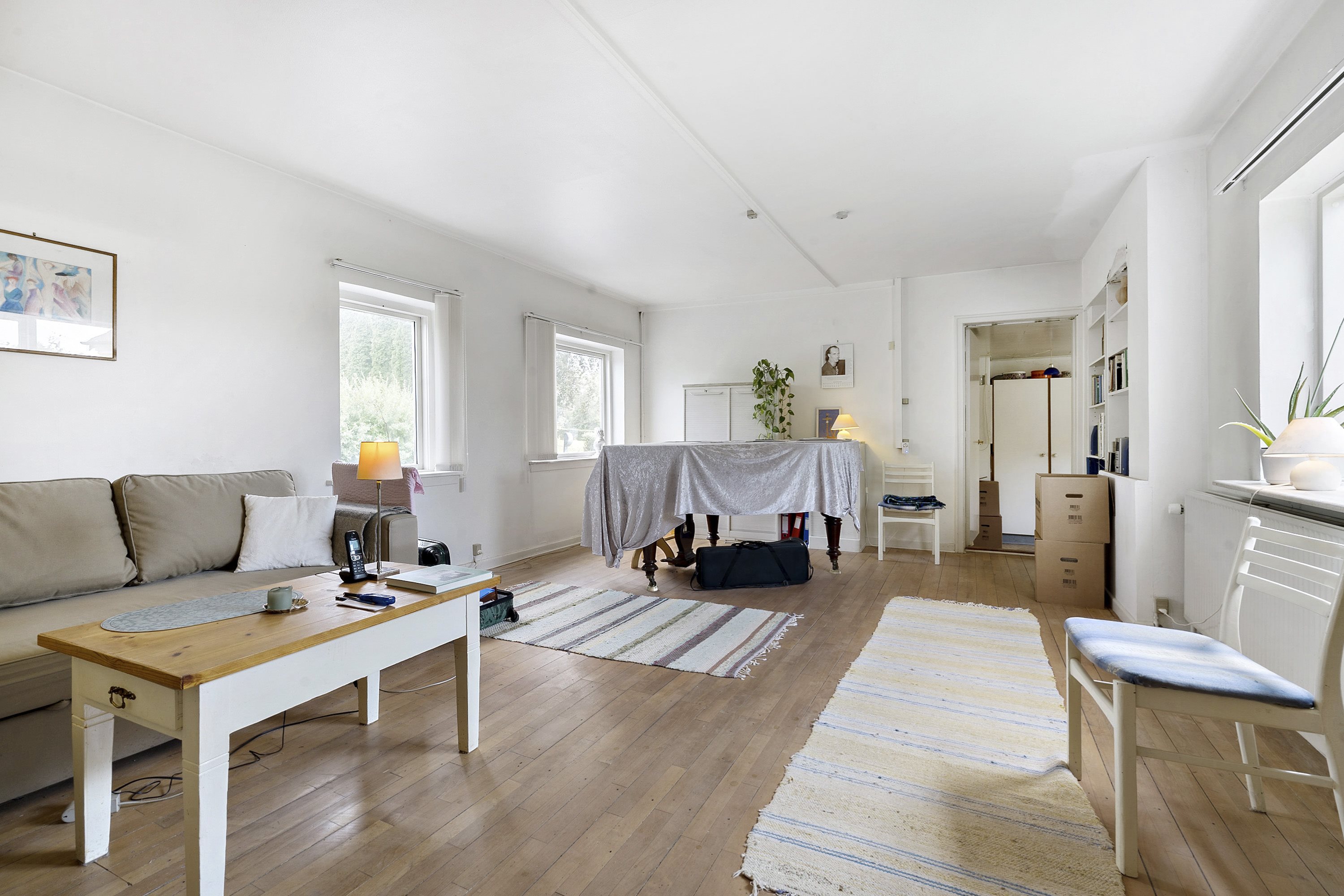 Fremhævet stue billede i fuldskærmstilstand. Billede af Radbyvej 37, Radby, 5672 Broby