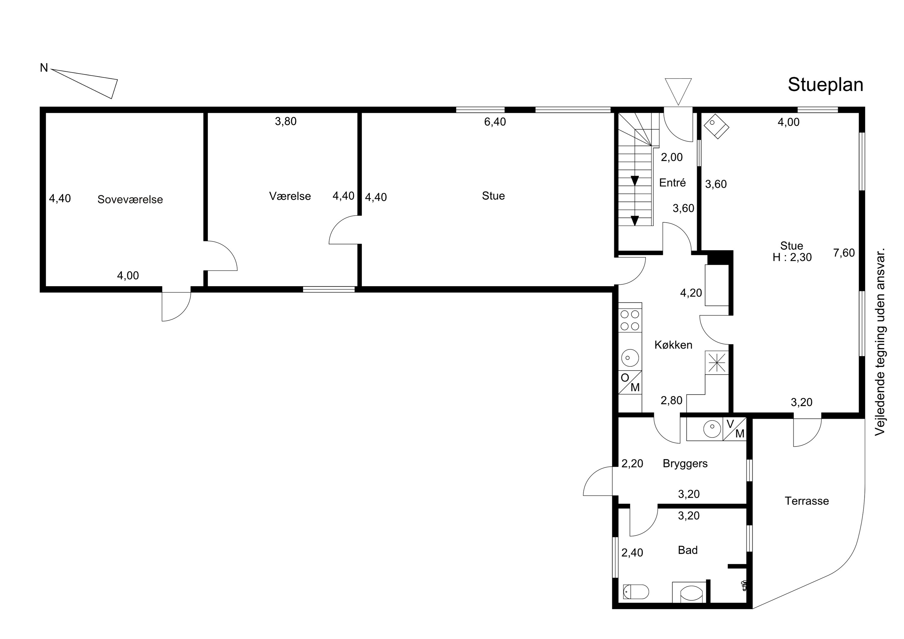 Plantegninger billede af Radbyvej 37, Radby, 5672 Broby