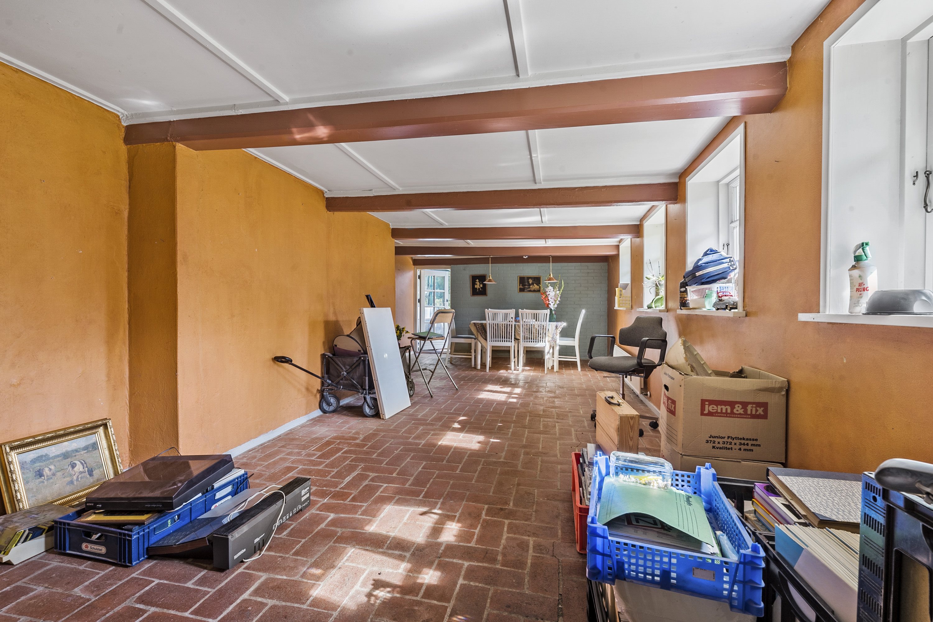 Fremhævet stue billede i fuldskærmstilstand. Billede af Udsigten 9, Vormark, 5874 Hesselager