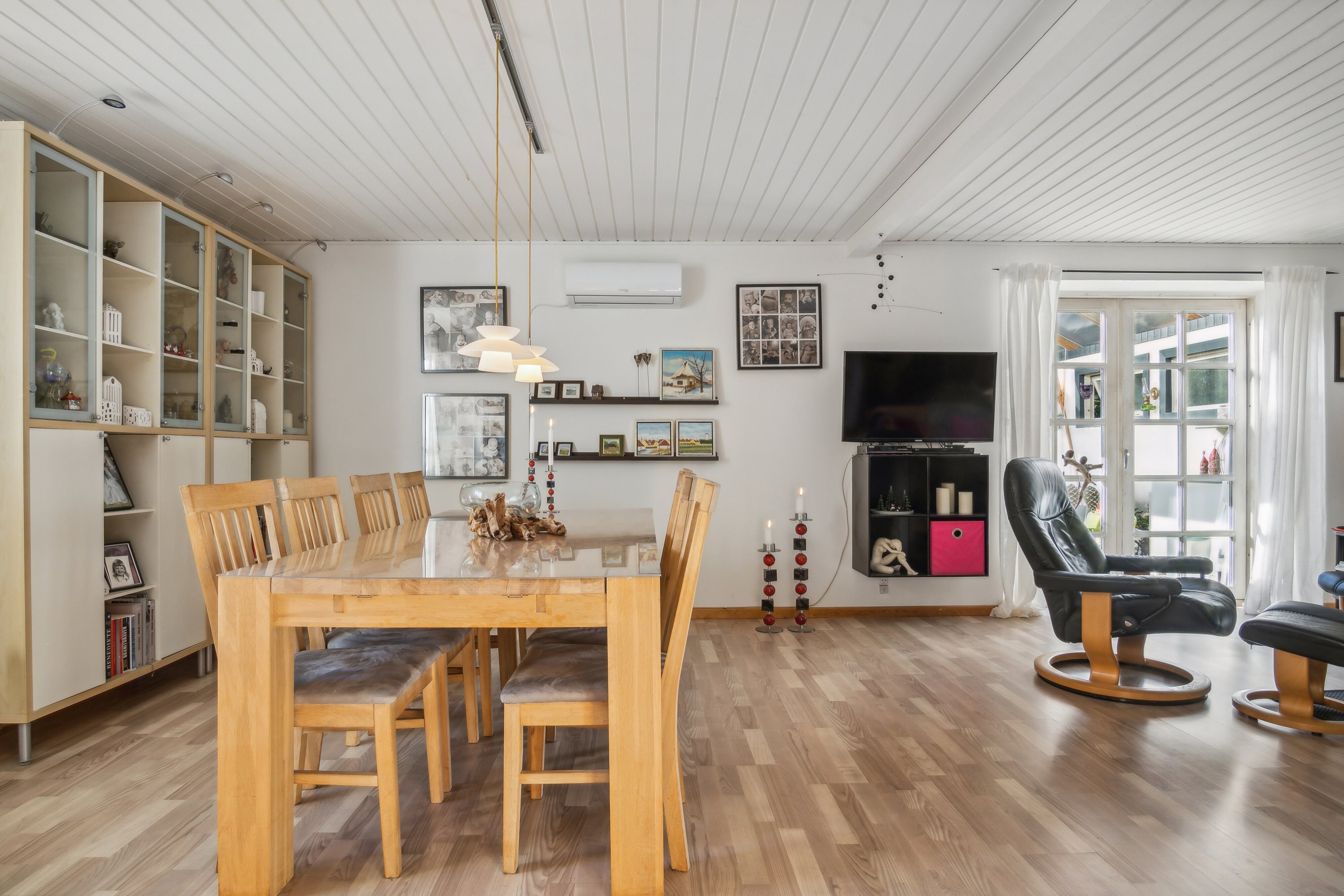 Fremhævet spisestue billede i fuldskærmstilstand. Billede af Brørupvej 73, Overby, 8732 Hovedgård