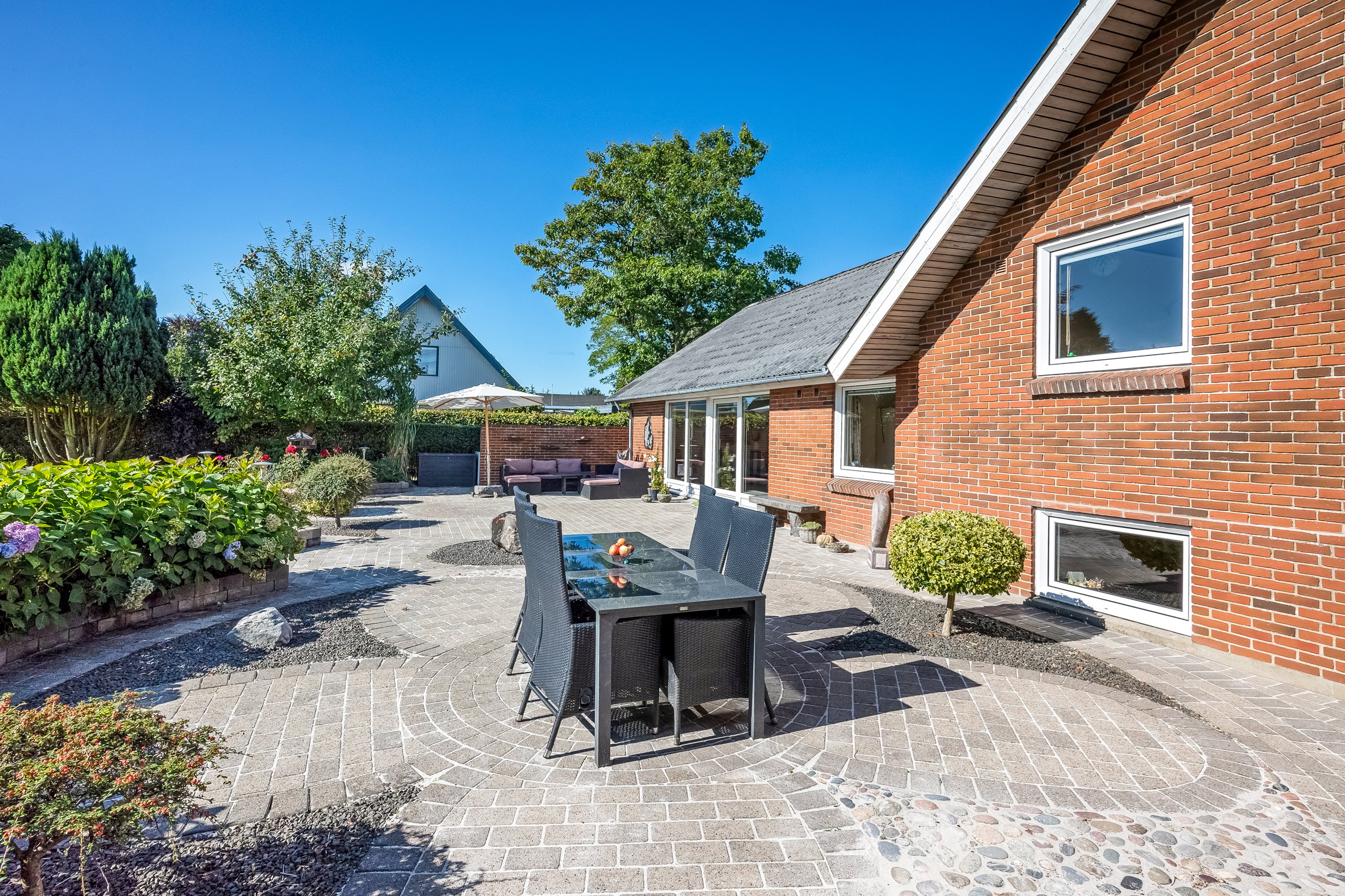 Fremhævet terrasse billede i fuldskærmstilstand. Billede af Ny Sognstrupvej 11, Nr Felding, 7500 Holstebro