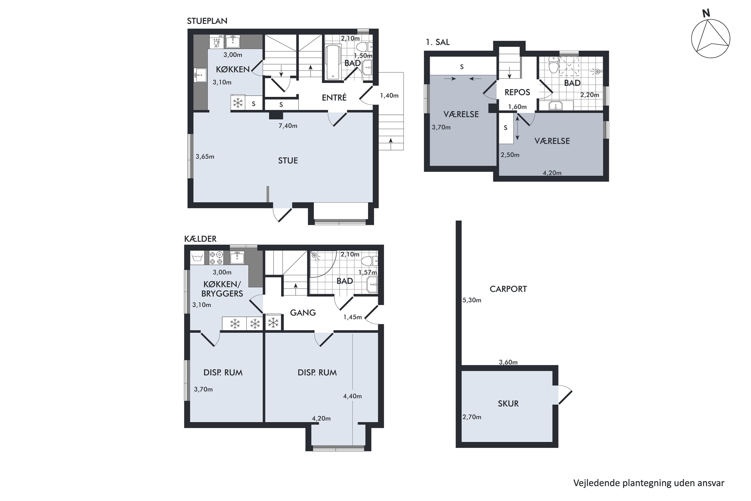 Plantegninger billede af Huldbergs Alle 20, 2800 Kongens Lyngby