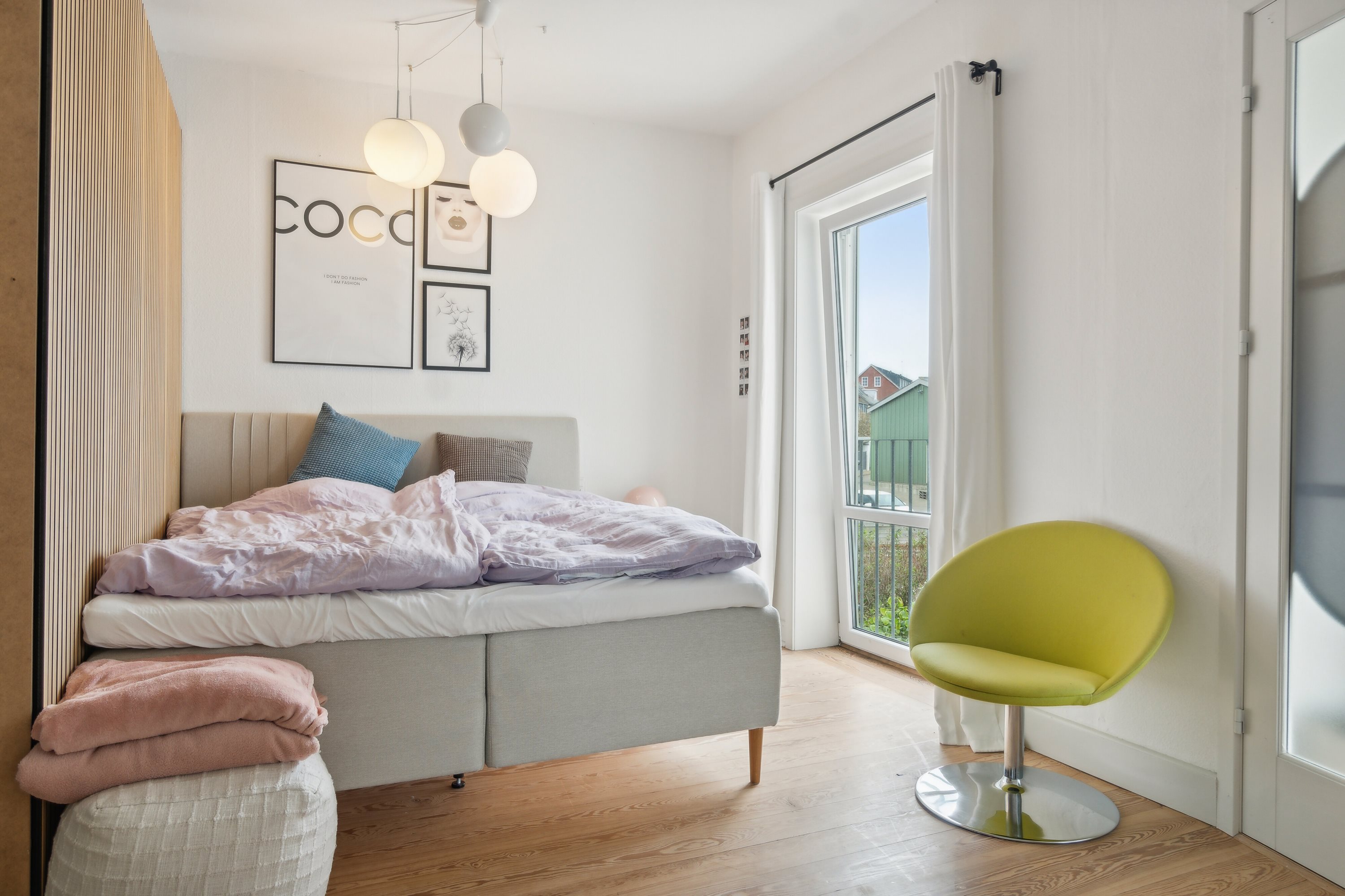 Fremhævet soveværelse billede i fuldskærmstilstand. Billede af Dragsbækvej 23E, 1., 7700 Thisted