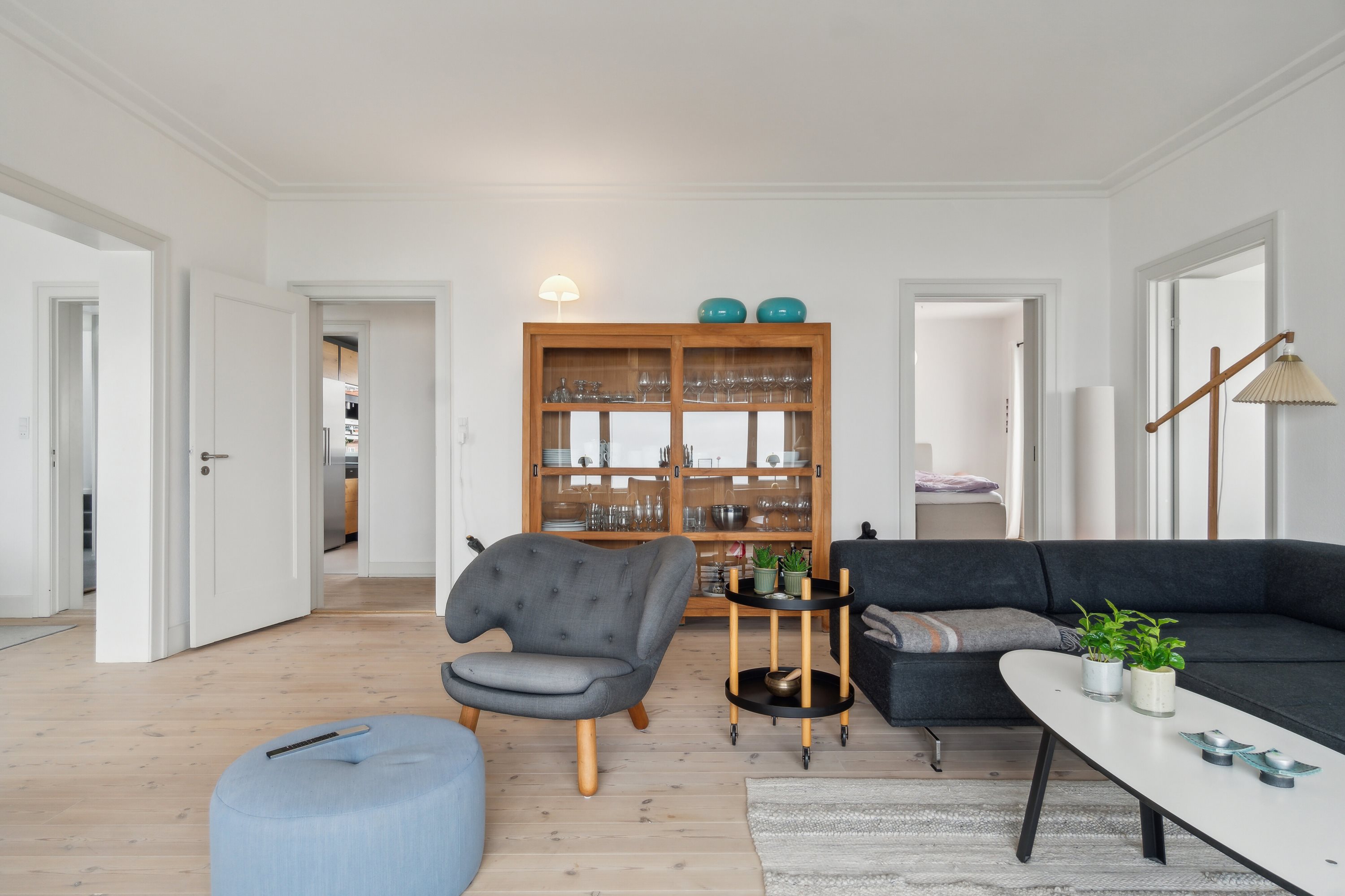 Fremhævet stue billede i fuldskærmstilstand. Billede af Dragsbækvej 23E, 1., 7700 Thisted