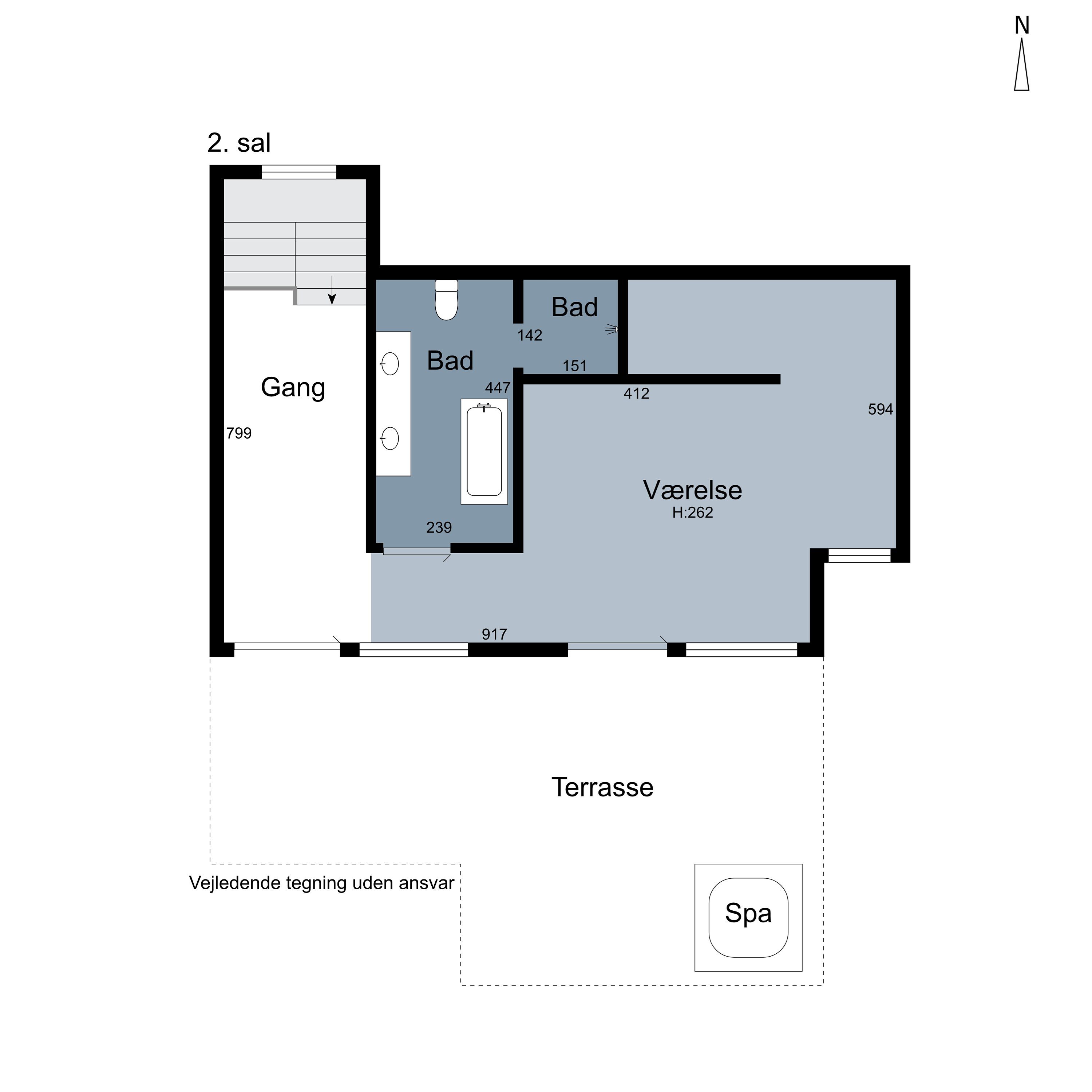 Plantegninger billede af Dragsbækvej 23E, 1., 7700 Thisted