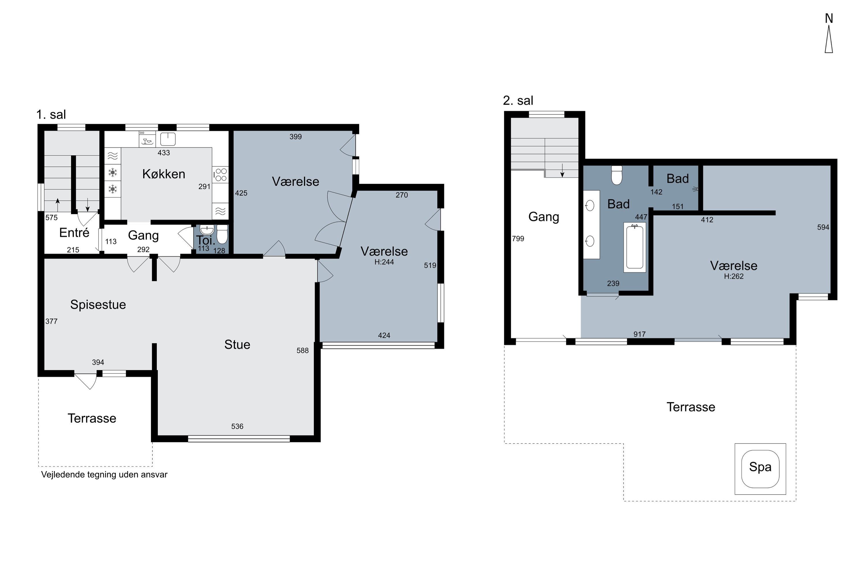 Plantegninger billede af Dragsbækvej 23E, 1., 7700 Thisted