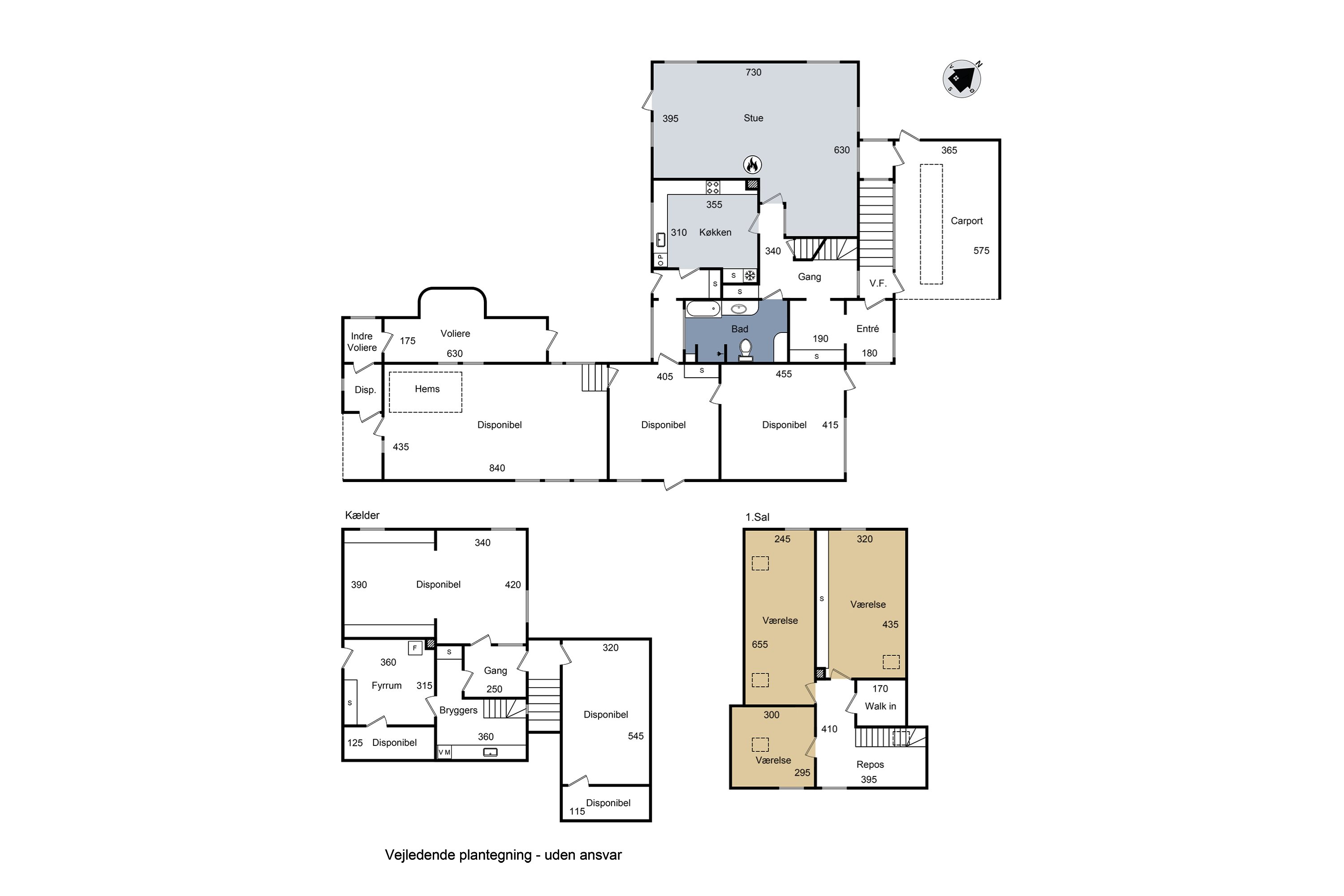 Plantegninger billede af Røsnæsvej 351, 4400 Kalundborg