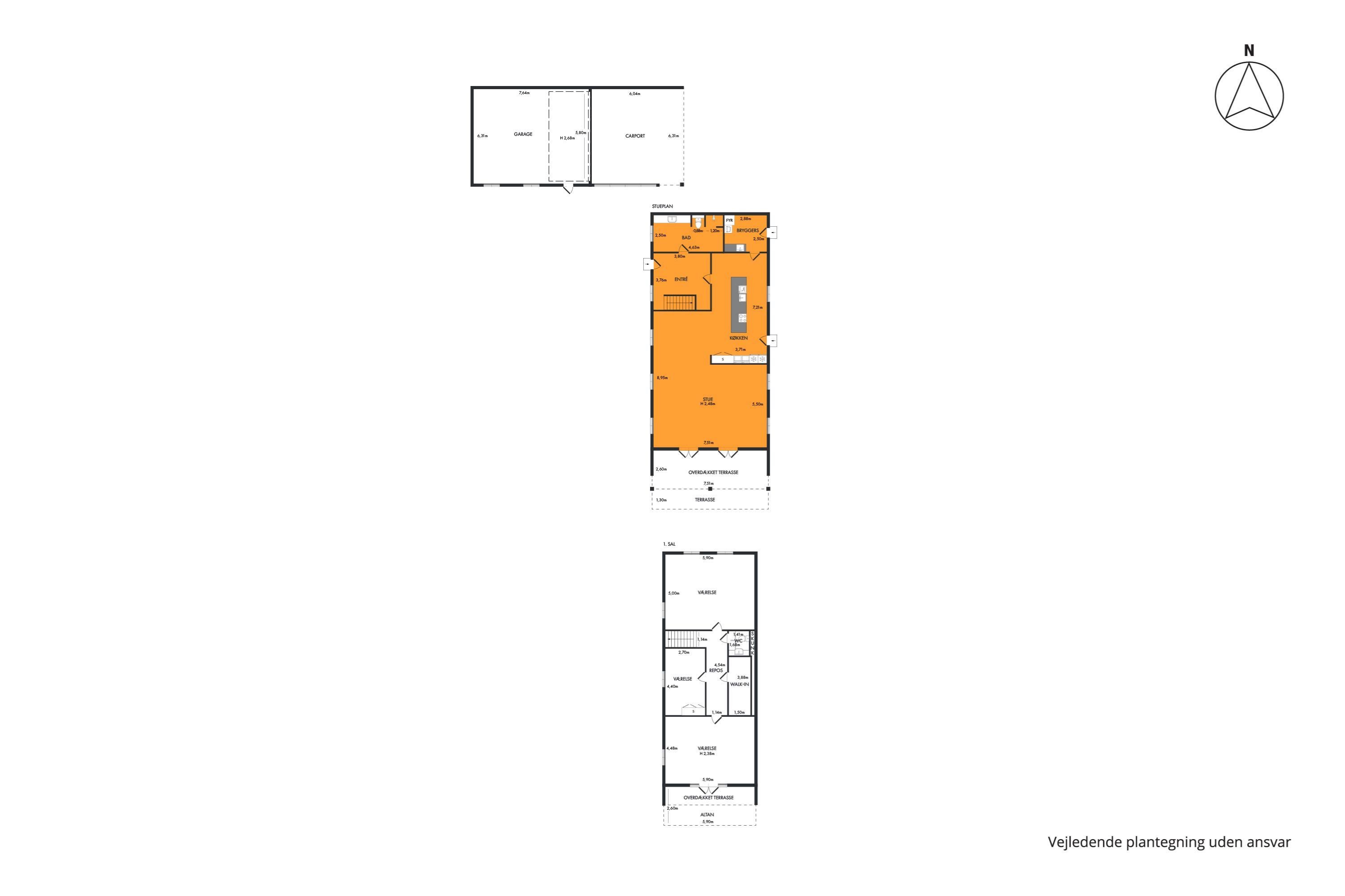 Plantegninger billede af Sundbrovej 67, Tåsinge, 5700 Svendborg