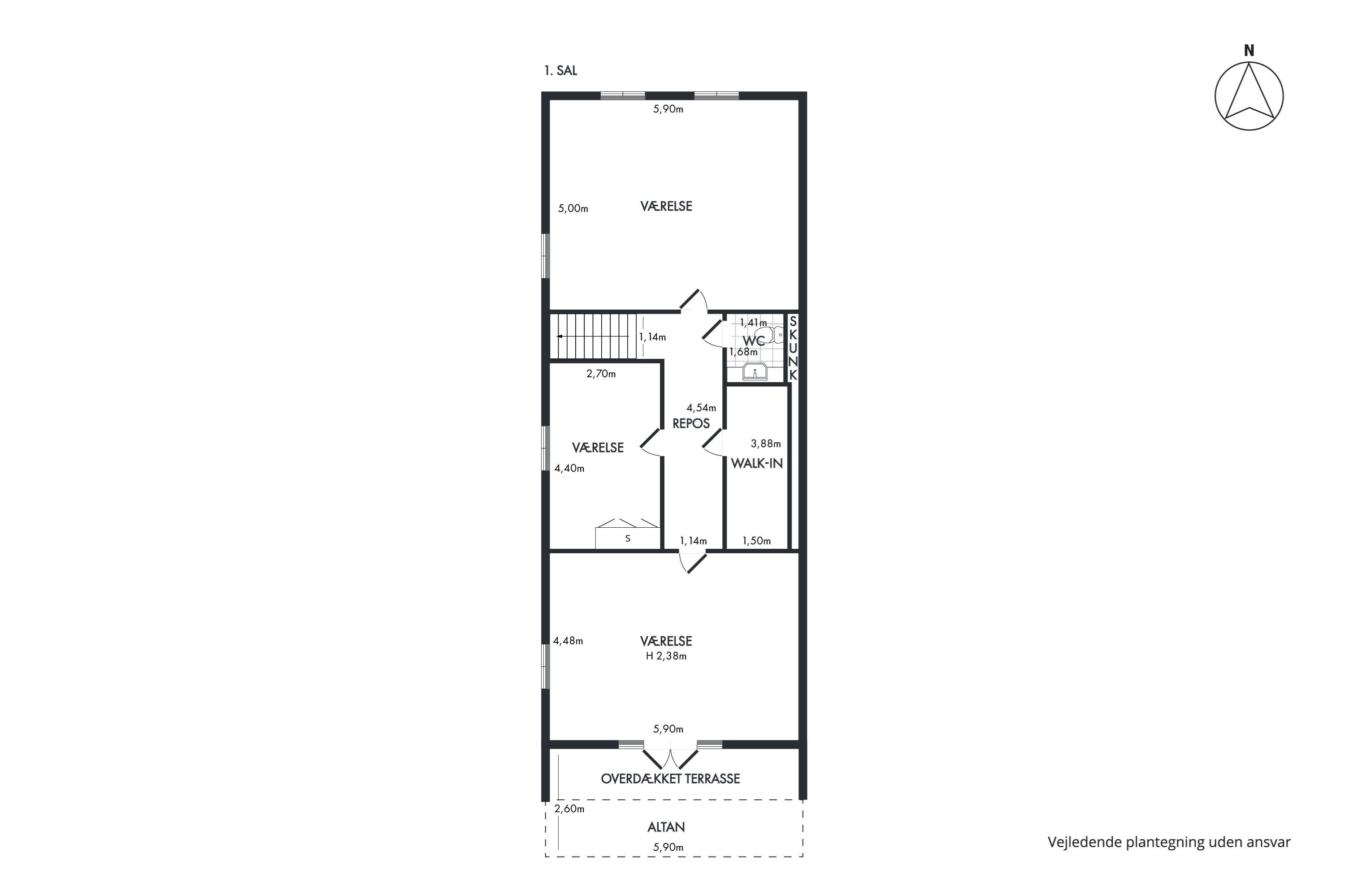 Plantegninger billede af Sundbrovej 67, Tåsinge, 5700 Svendborg