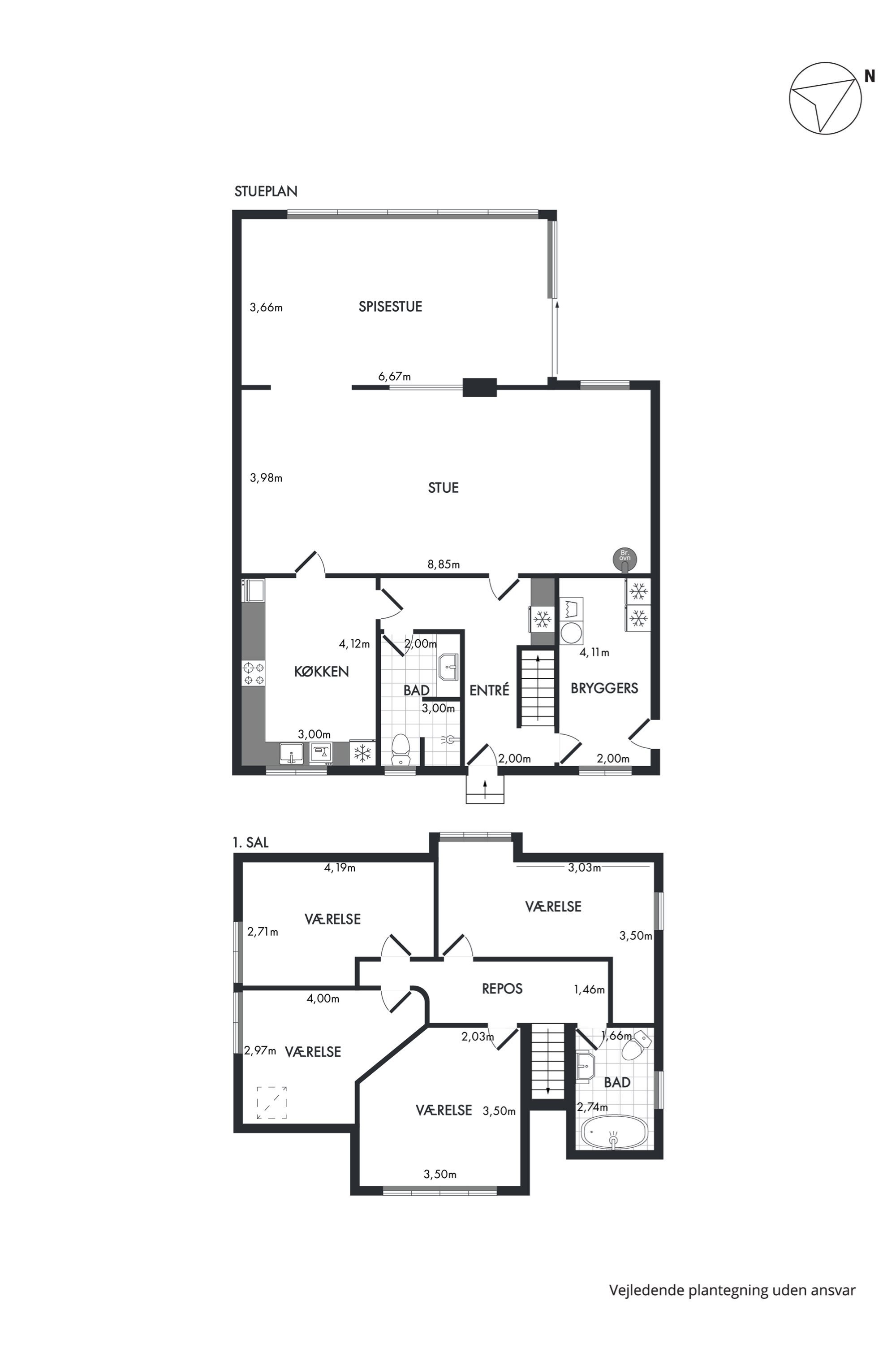 Plantegninger billede af Landevejen 35, 5882 Vejstrup