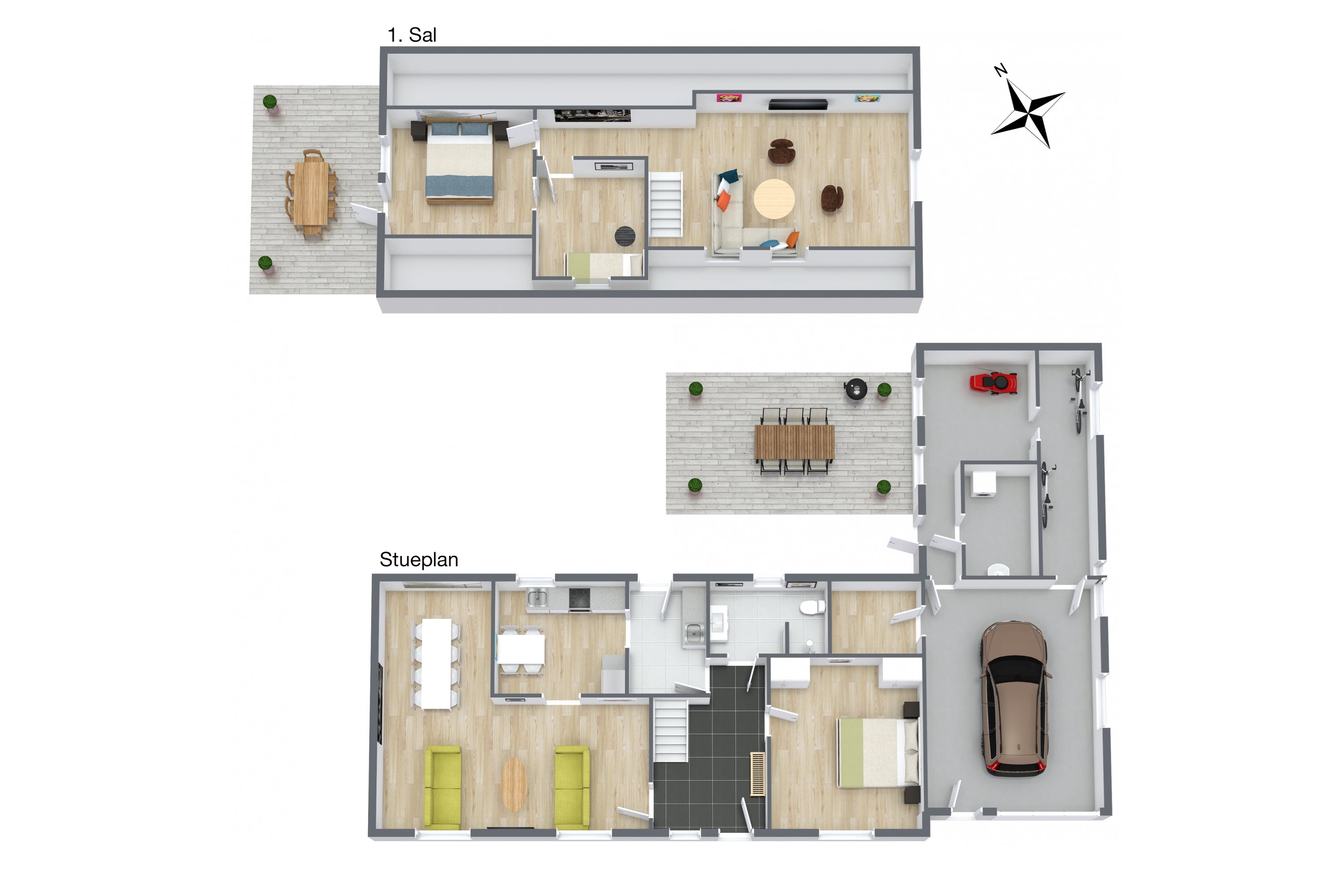 Plantegninger billede af Klarupvej 209, Morild, 9830 Tårs