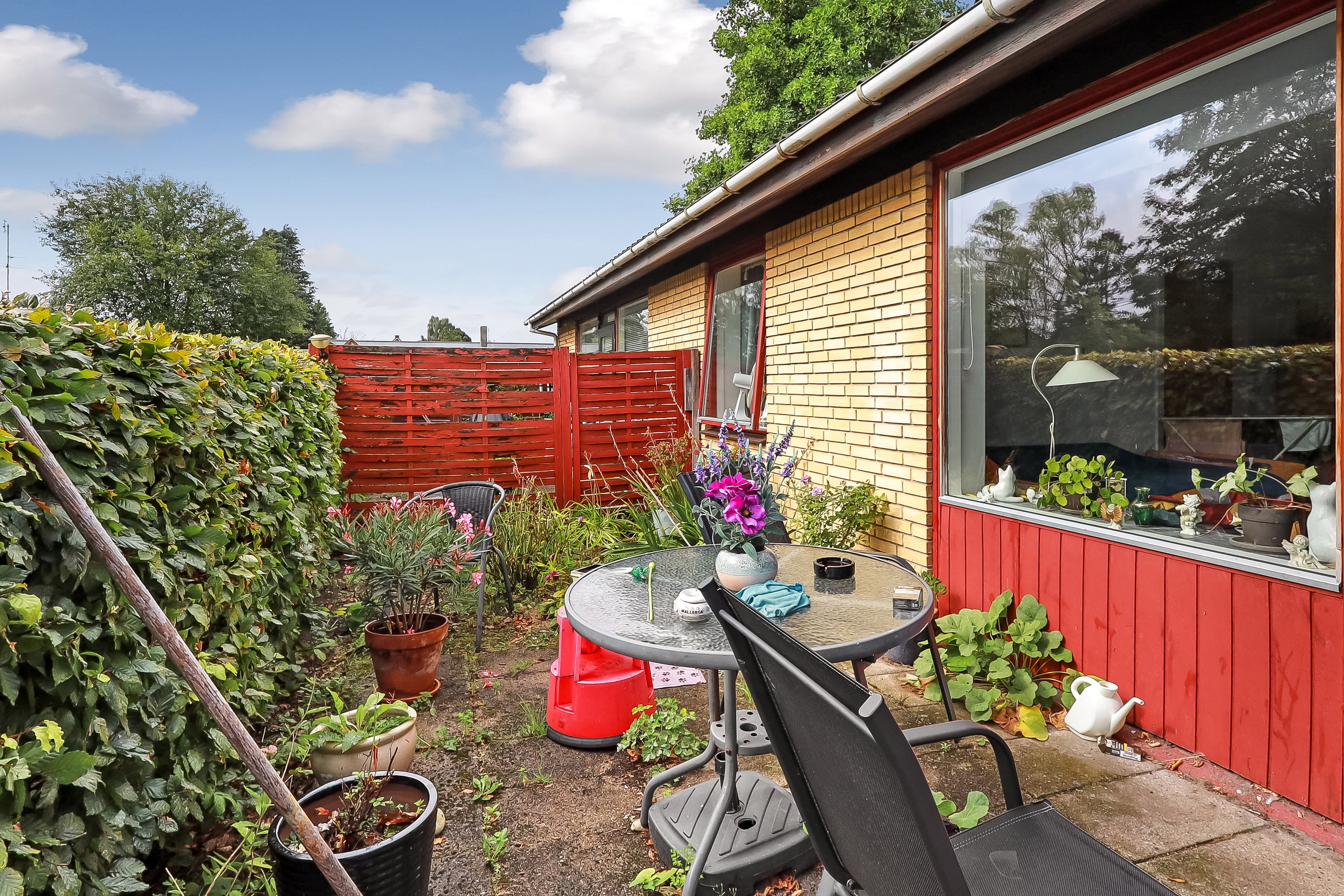 Fremhævet terrasse billede i fuldskærmstilstand. Billede af Trappebæksvej 27D, st.., 5700 Svendborg