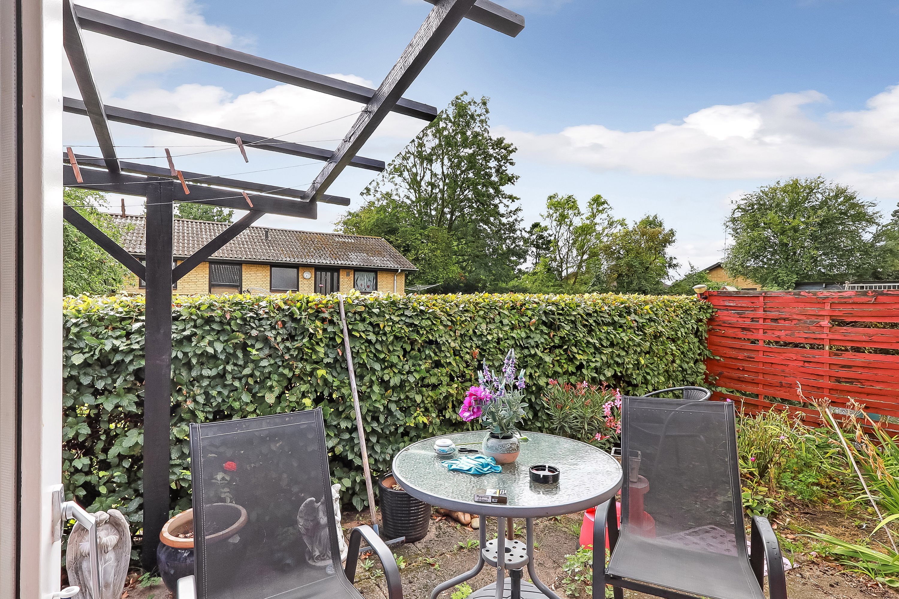 Fremhævet terrasse billede i fuldskærmstilstand. Billede af Trappebæksvej 27D, st.., 5700 Svendborg