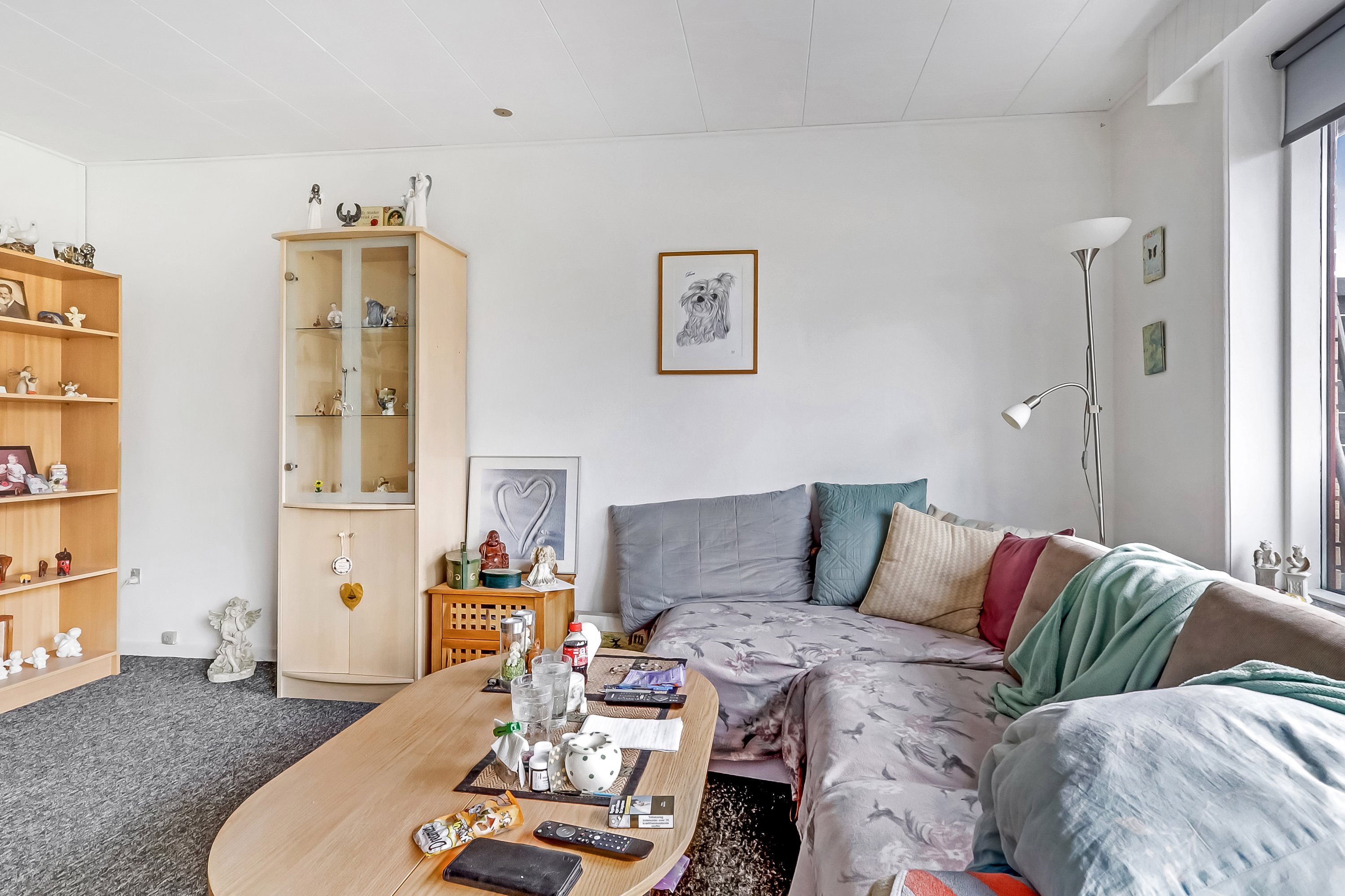 Fremhævet stue billede i fuldskærmstilstand. Billede af Trappebæksvej 27D, st.., 5700 Svendborg