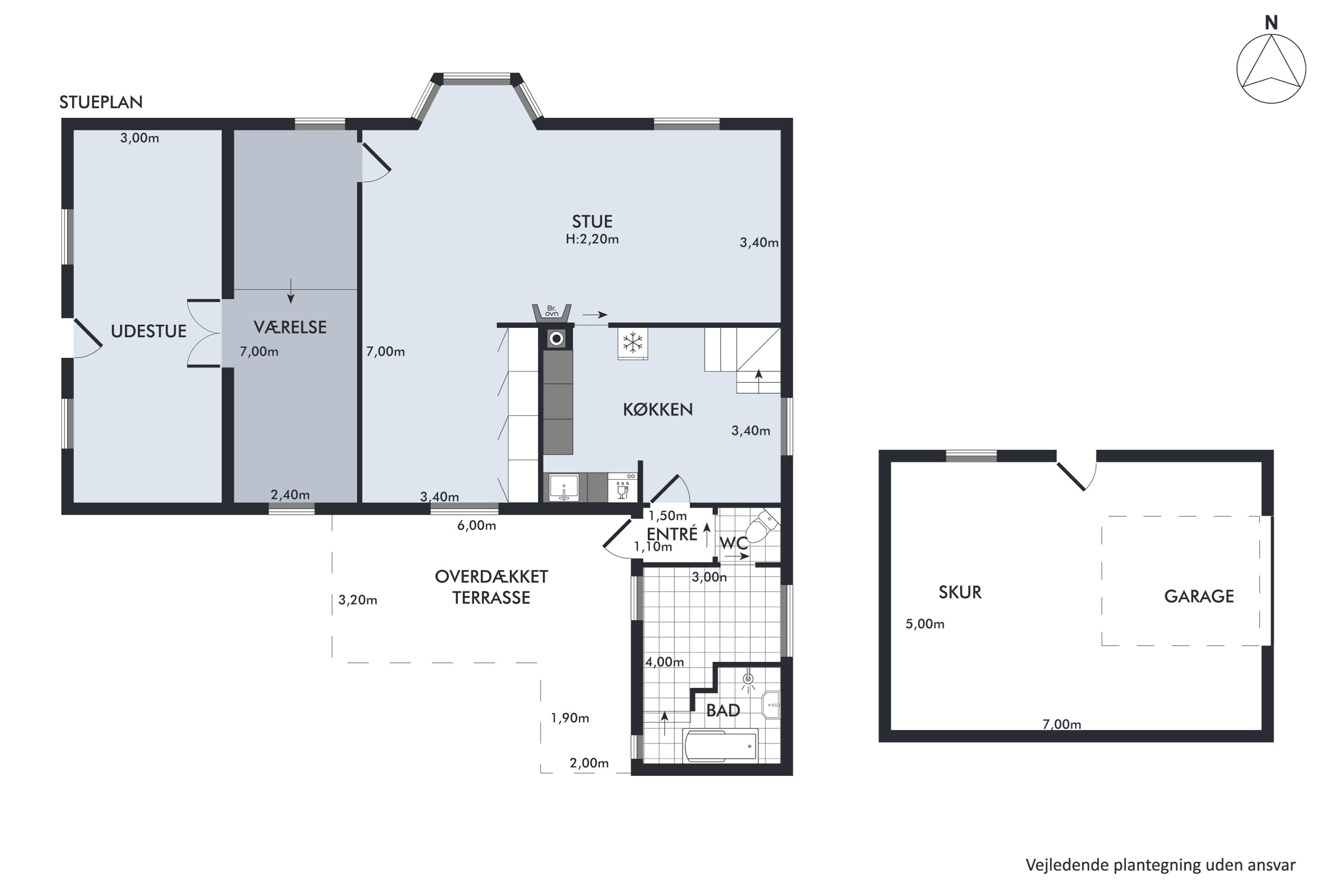 Plantegninger billede af Hundetudevej 5, Vesterø, 9940 Læsø