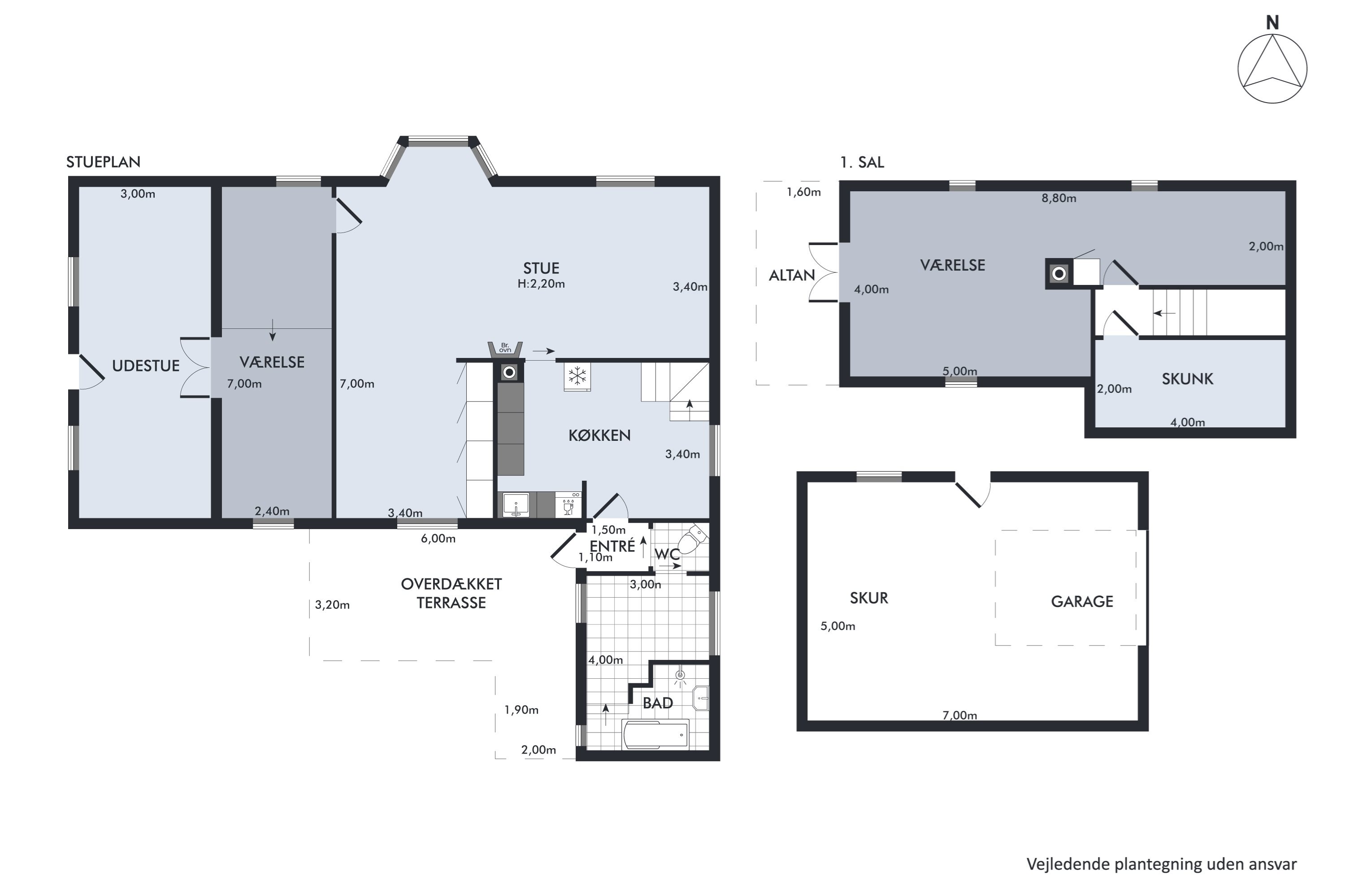 Plantegninger billede af Hundetudevej 5, Vesterø, 9940 Læsø