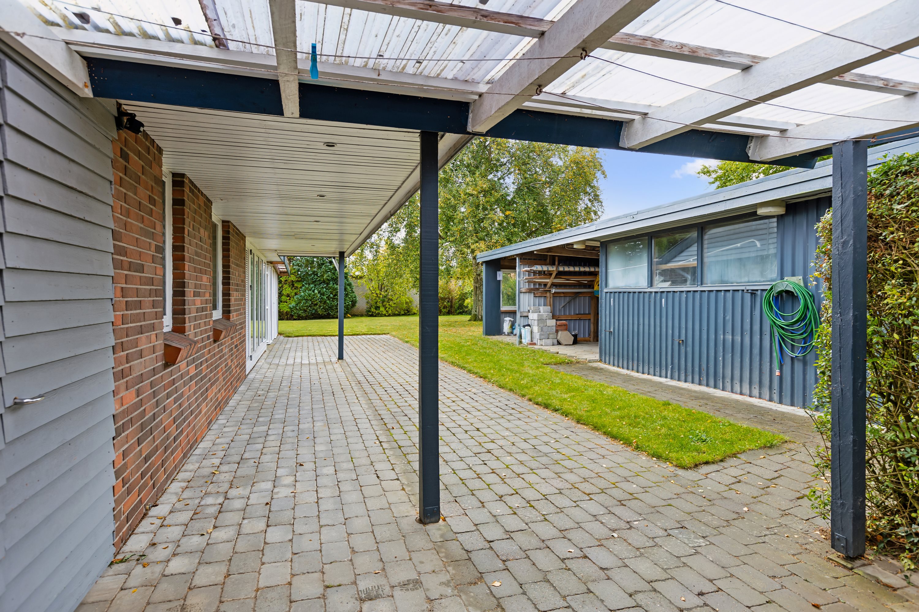 Fremhævet terrasse billede i fuldskærmstilstand. Billede af Daltoften 54, Agedrup, 5320 Agedrup