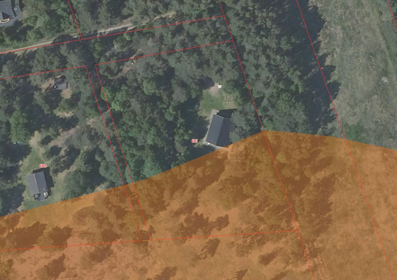 Fremhævet strandfredningslinje billede i fuldskærmstilstand. Billede af Lindholmvej 10, Østerby, 9940 Læsø