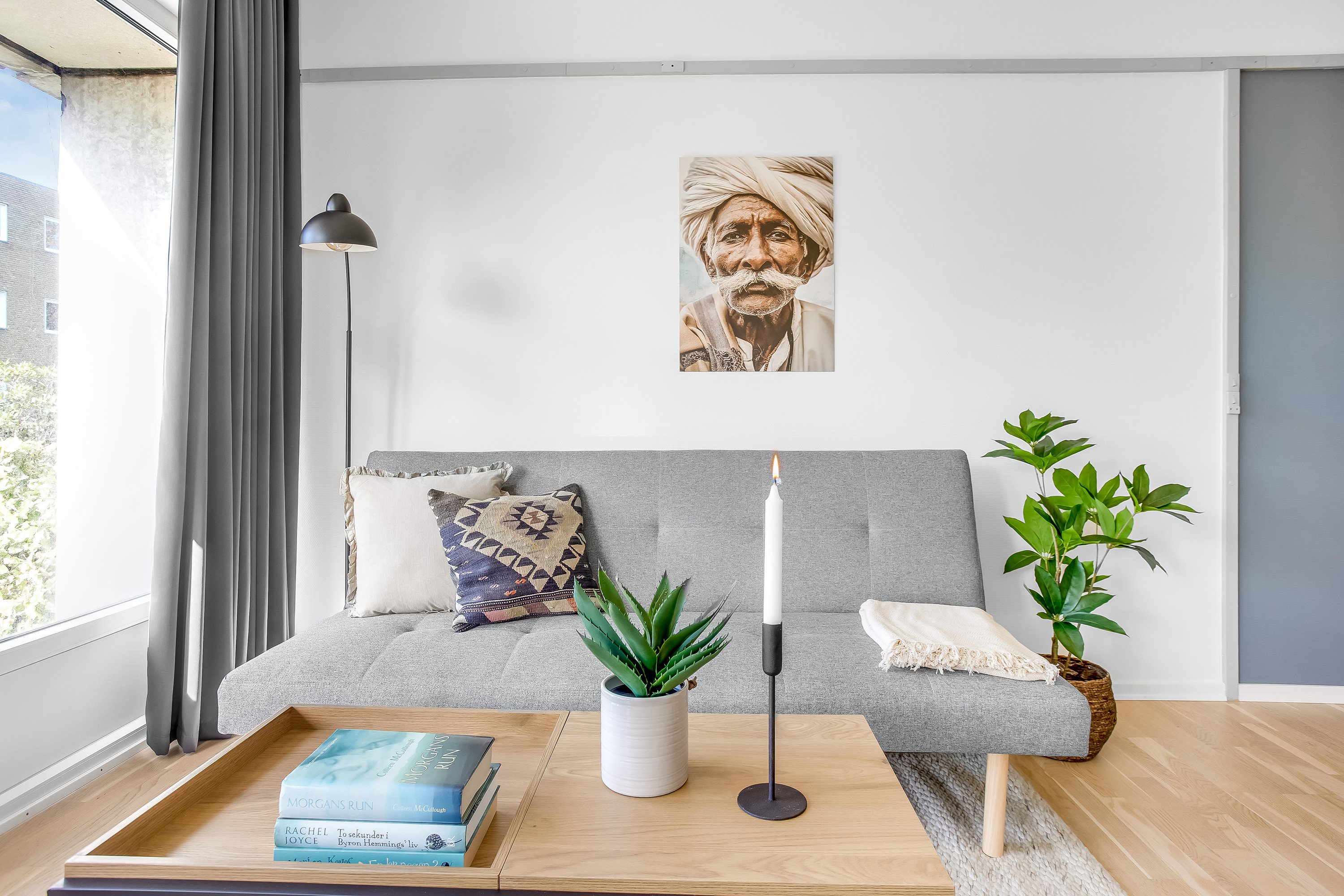 Fremhævet stue billede i fuldskærmstilstand. Billede af Vestervangsvej 71, st.. 2., 8800 Viborg