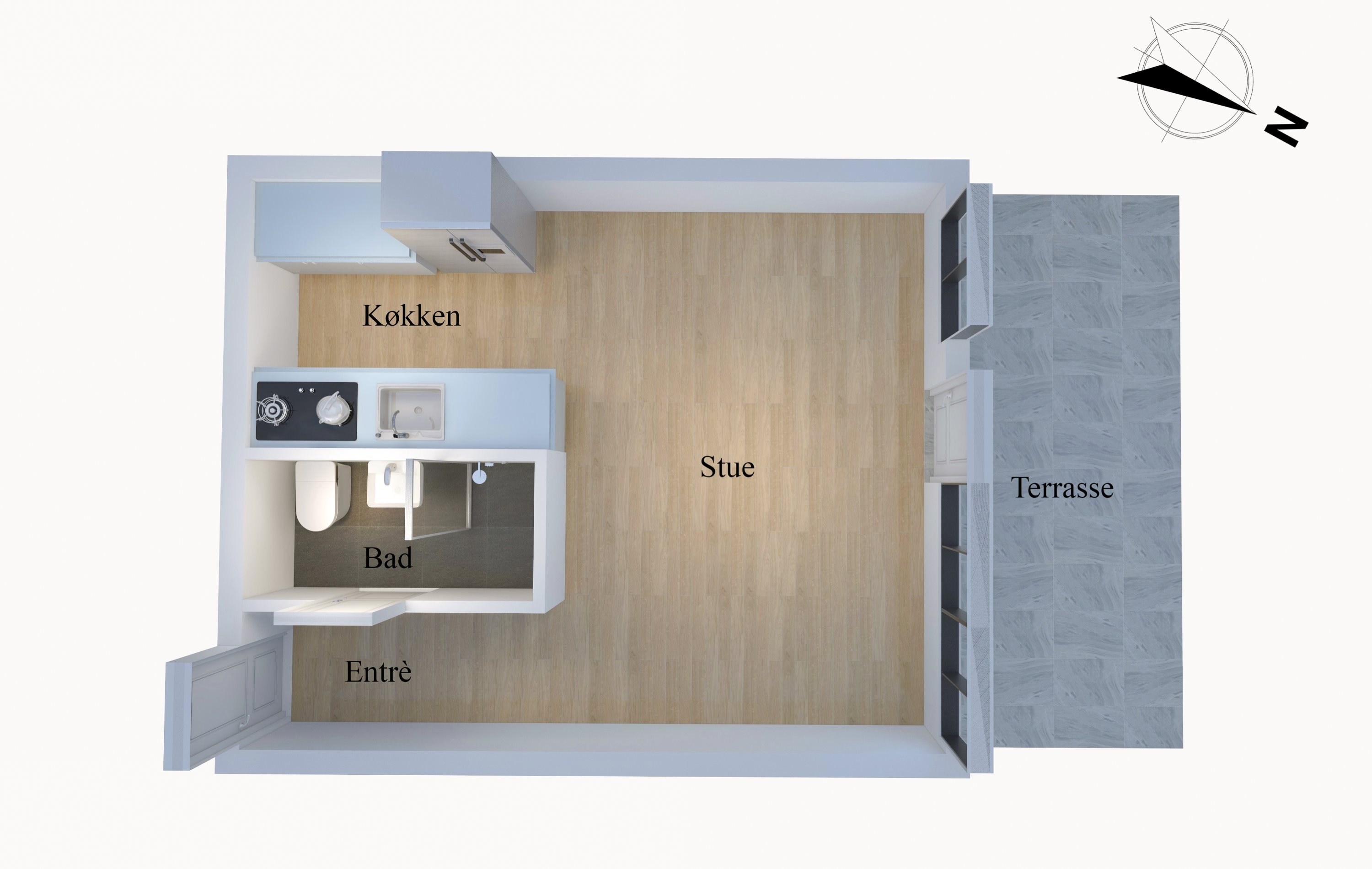 Plantegninger billede af Vestervangsvej 71, st.. 2., 8800 Viborg