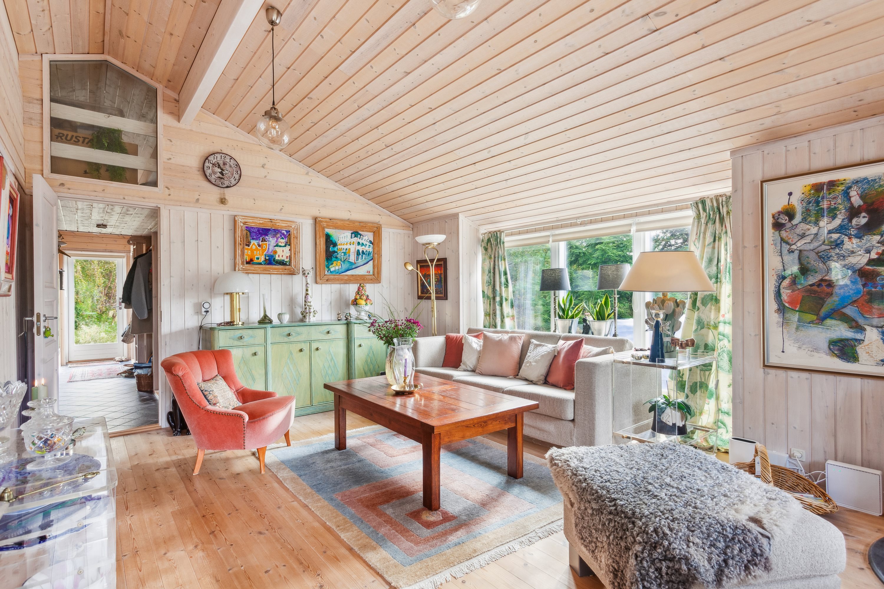 Fremhævet stue billede i fuldskærmstilstand. Billede af Post-Jollen 25, Nordmarken, 9940 Læsø