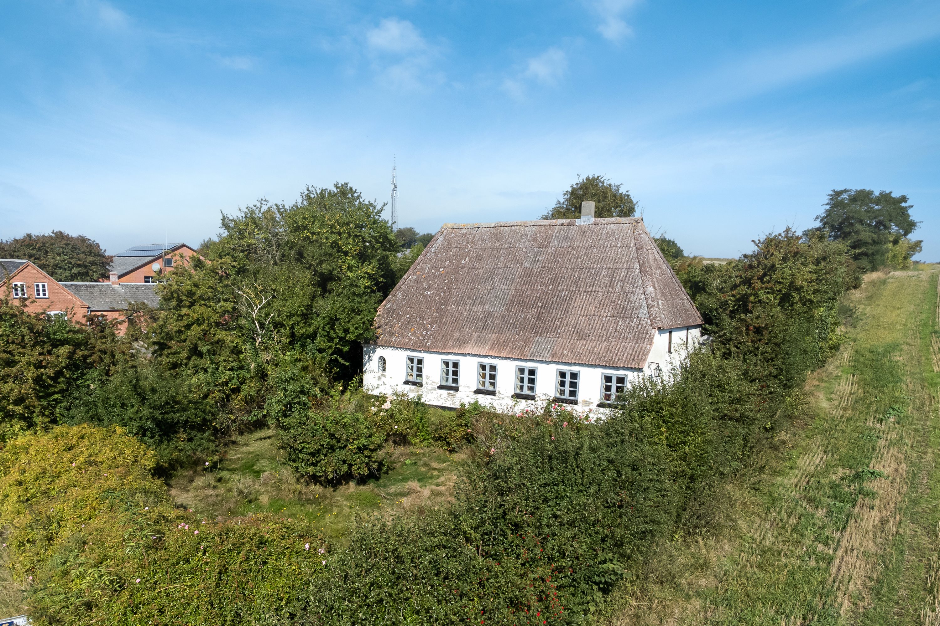 Villa: Luftfoto på Vester Bregninge 46, 5970 Ærøskøbing