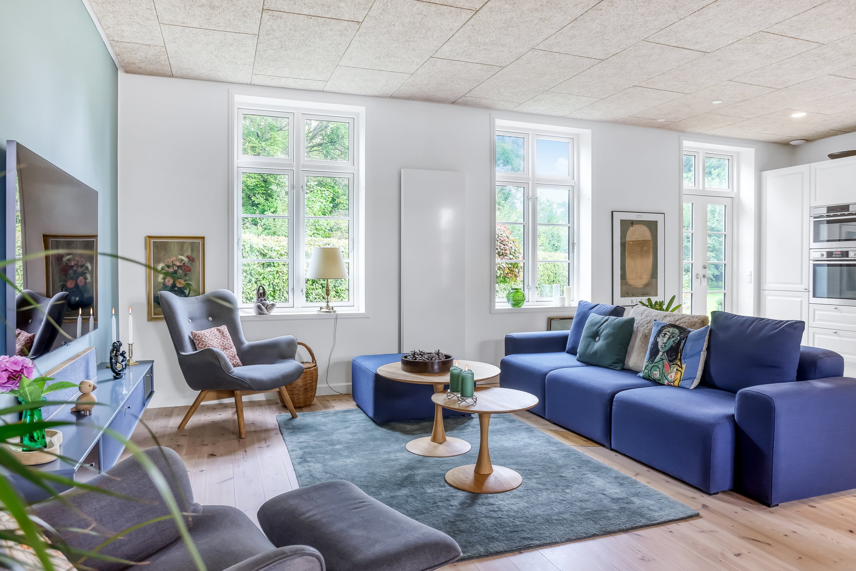 Fremhævet stue billede i fuldskærmstilstand. Billede af Svingelvej 10, Elsborg, 8840 Rødkærsbro