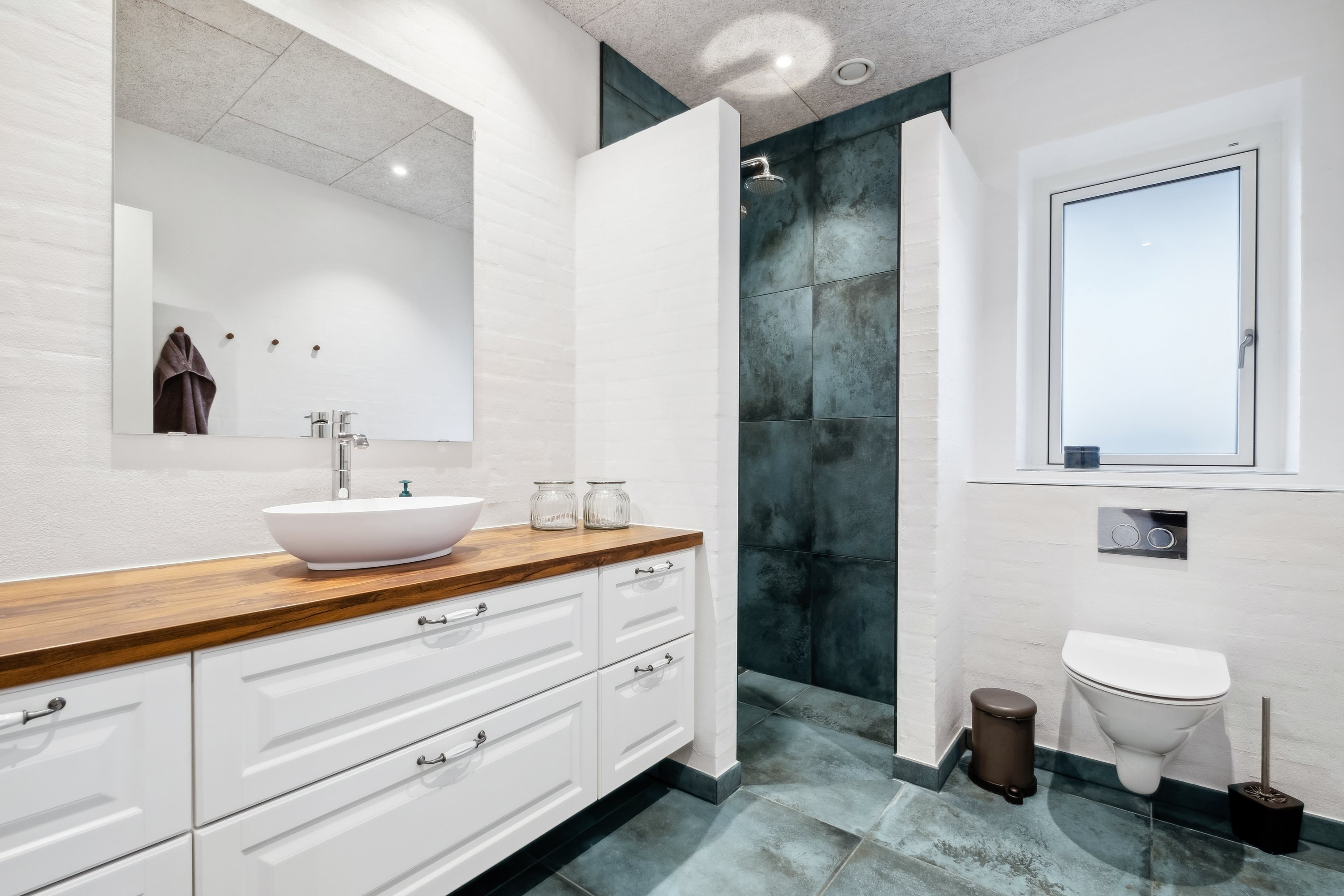 Fremhævet badeværelse billede i fuldskærmstilstand. Billede af Ørnstrupvej 7, Torsted, 8700 Horsens