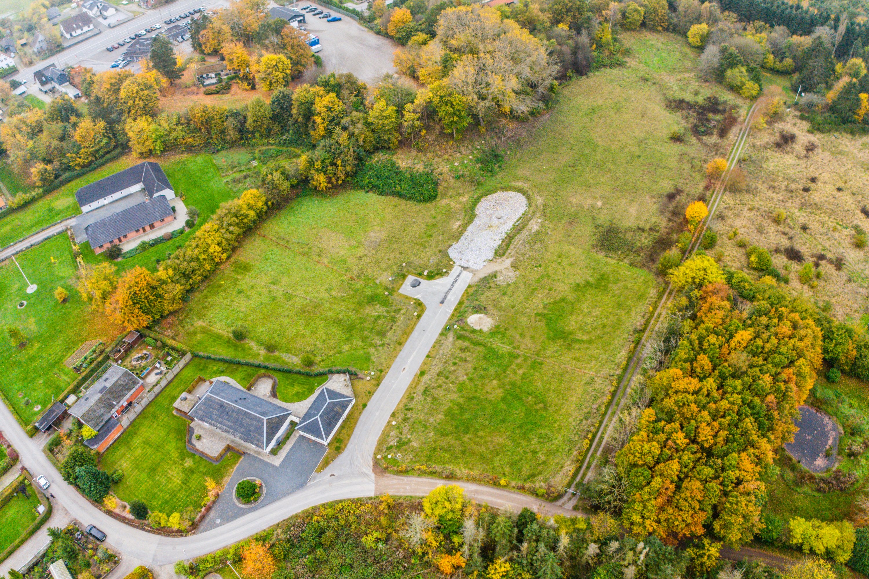 Miniaturebillede 1: luftfoto. Billede af Tornmarksvej 20B, Vejrup, 5491 Blommenslyst