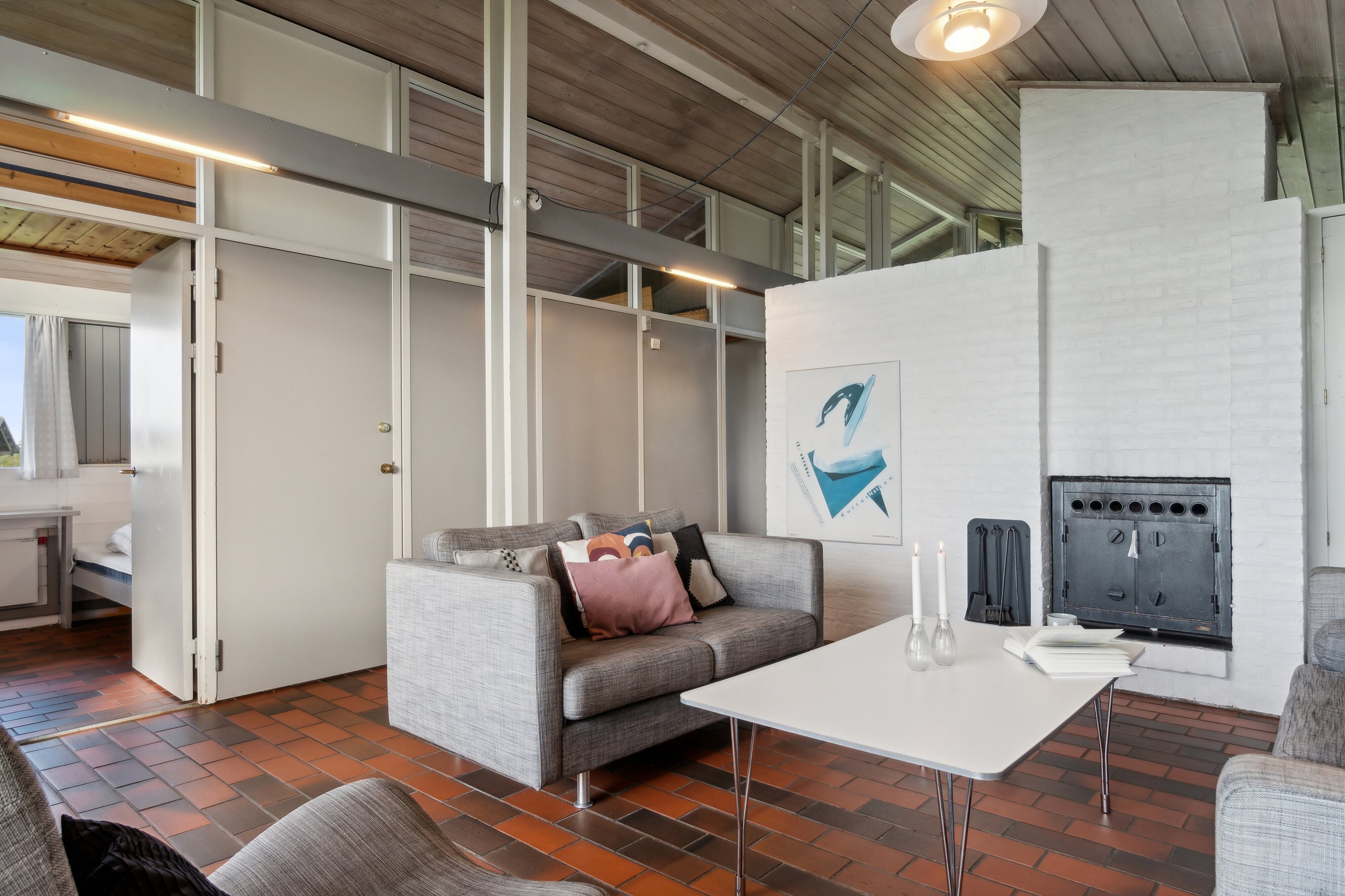 Fremhævet stue billede i fuldskærmstilstand. Billede af Solskinsvej 58, Vigsø, 7730 Hanstholm