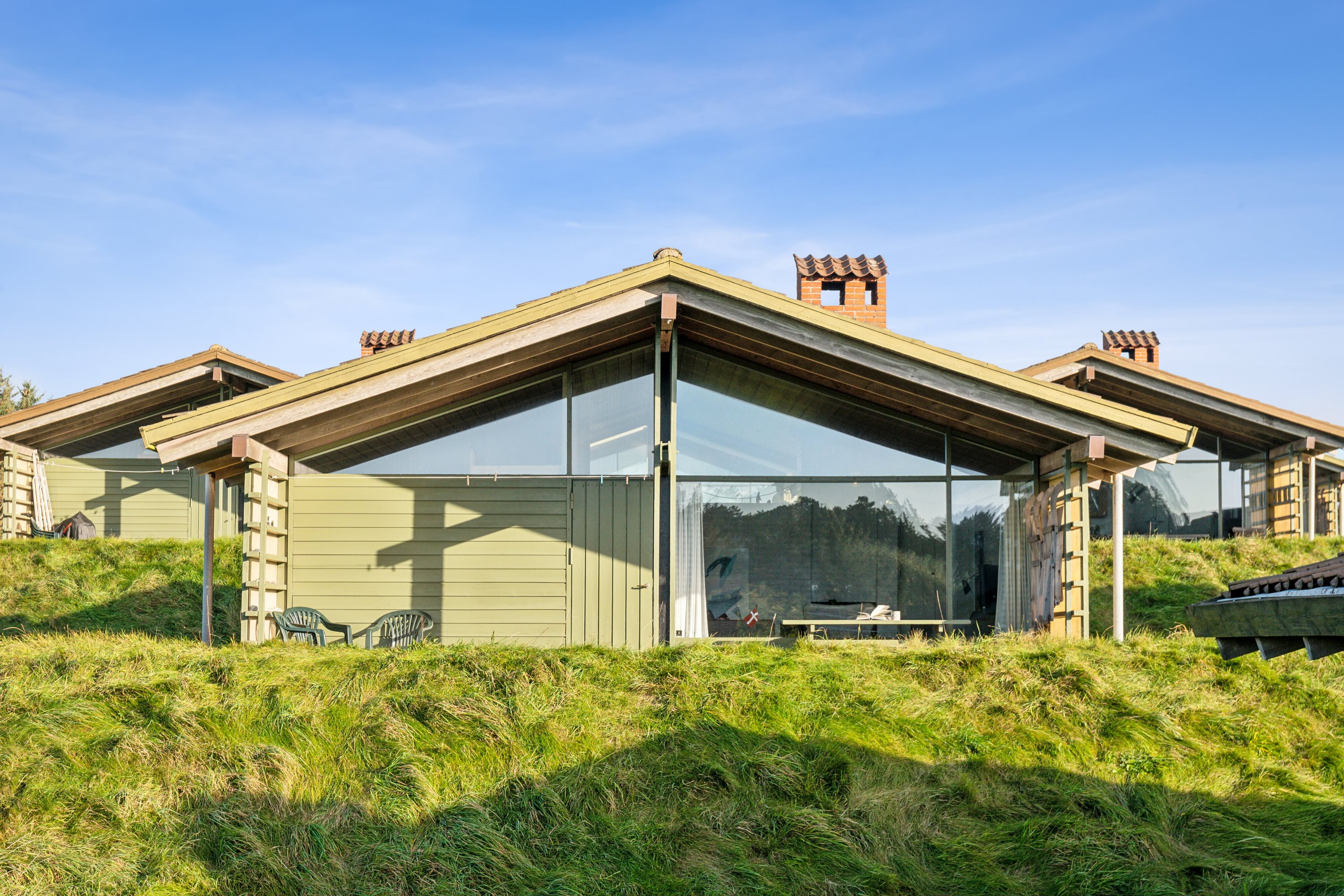 Fremhævet set fra haven billede i fuldskærmstilstand. Billede af Solskinsvej 58, Vigsø, 7730 Hanstholm