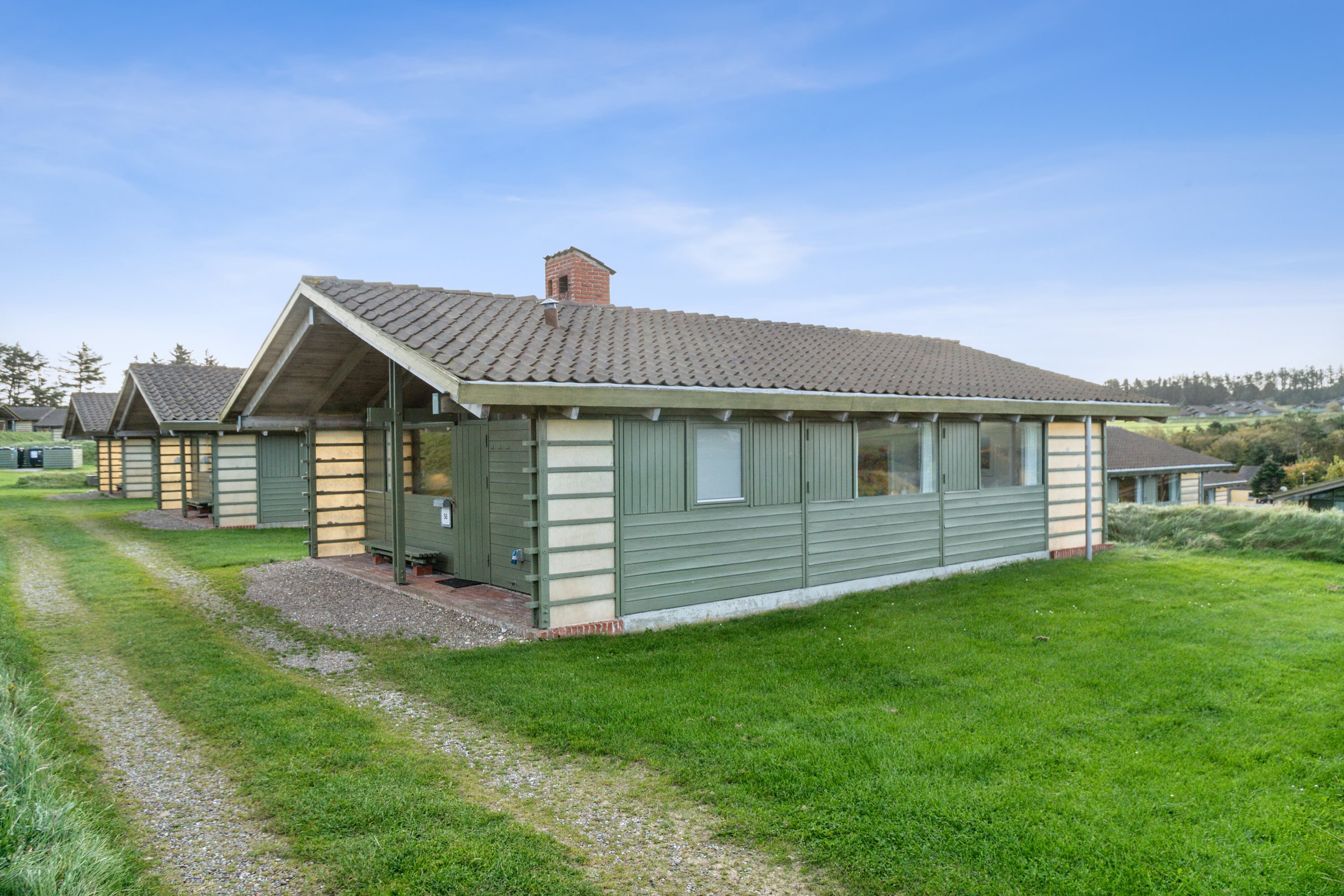 Fremhævet set fra vejen billede i fuldskærmstilstand. Billede af Solskinsvej 58, Vigsø, 7730 Hanstholm