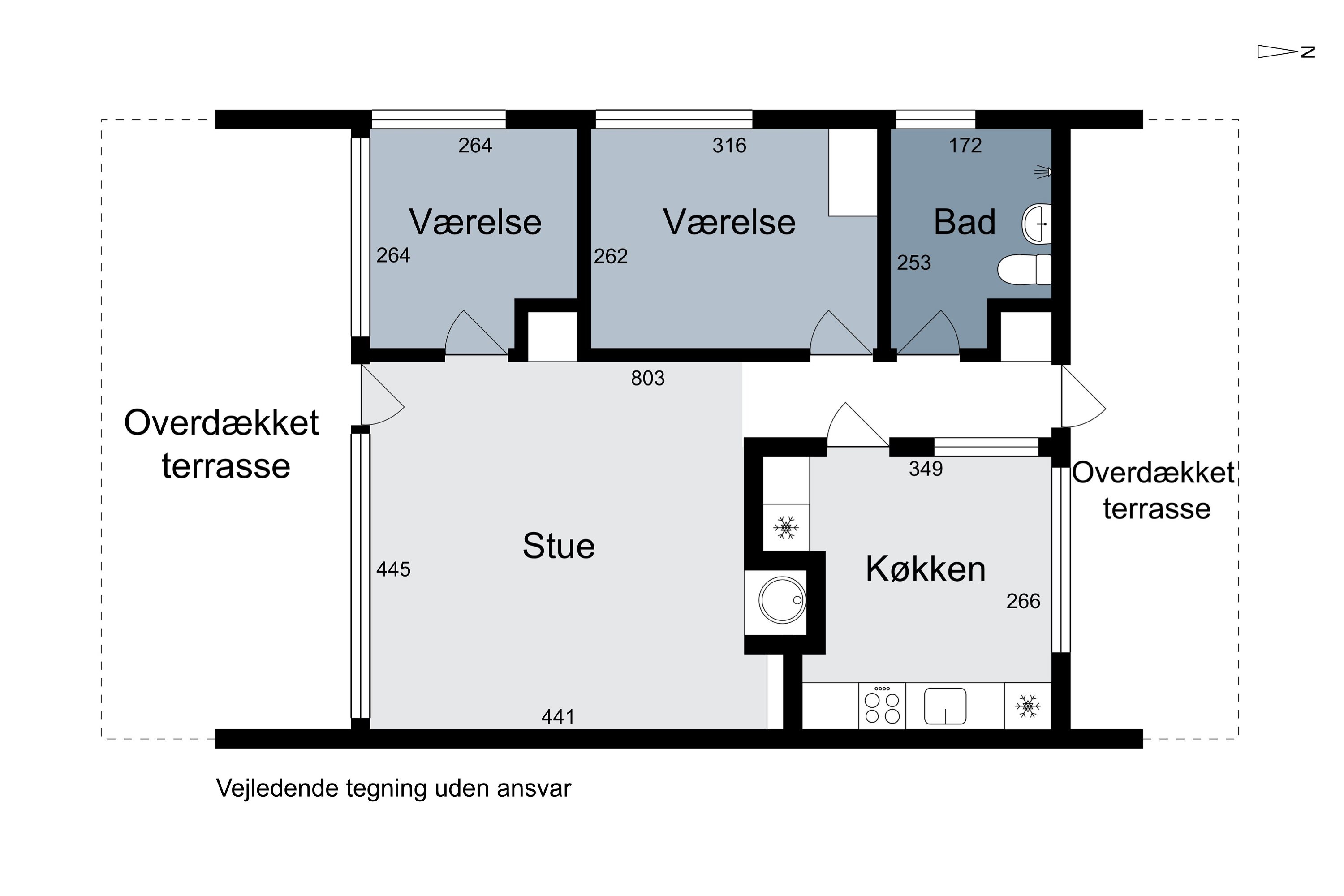 Plantegninger billede af Solskinsvej 58, Vigsø, 7730 Hanstholm
