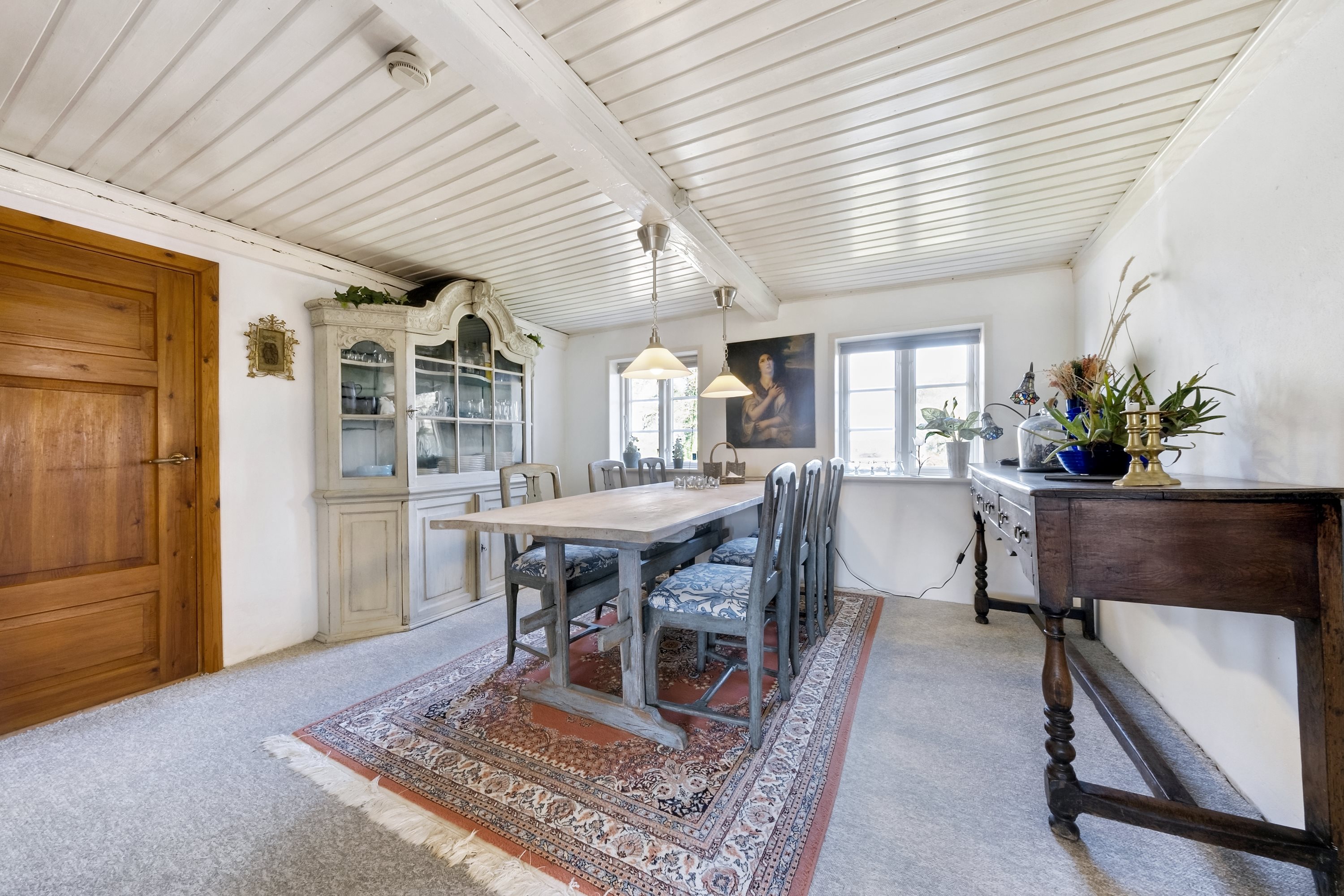 Fremhævet spisestue billede i fuldskærmstilstand. Billede af Gammelløkkevej 1, 5985 Søby Ærø