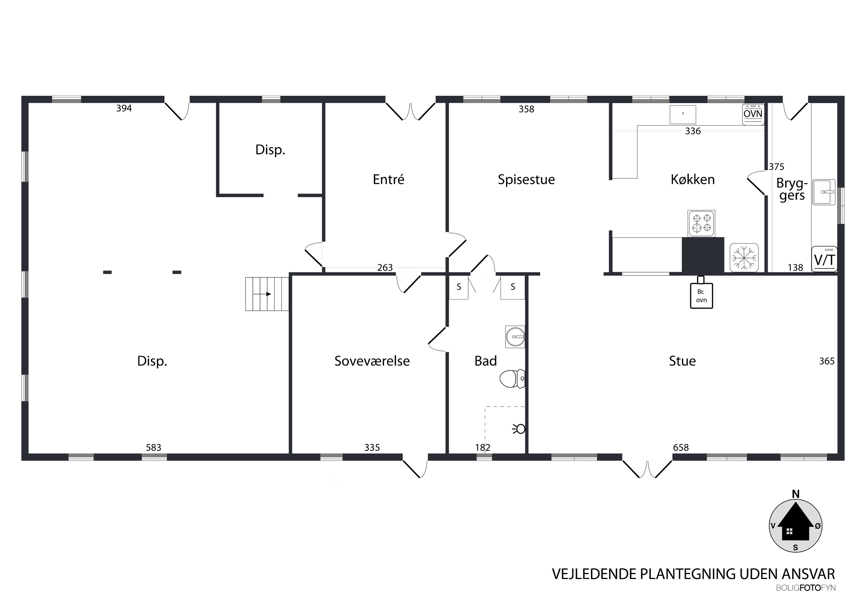 Plantegninger billede af Gammelløkkevej 1, 5985 Søby Ærø