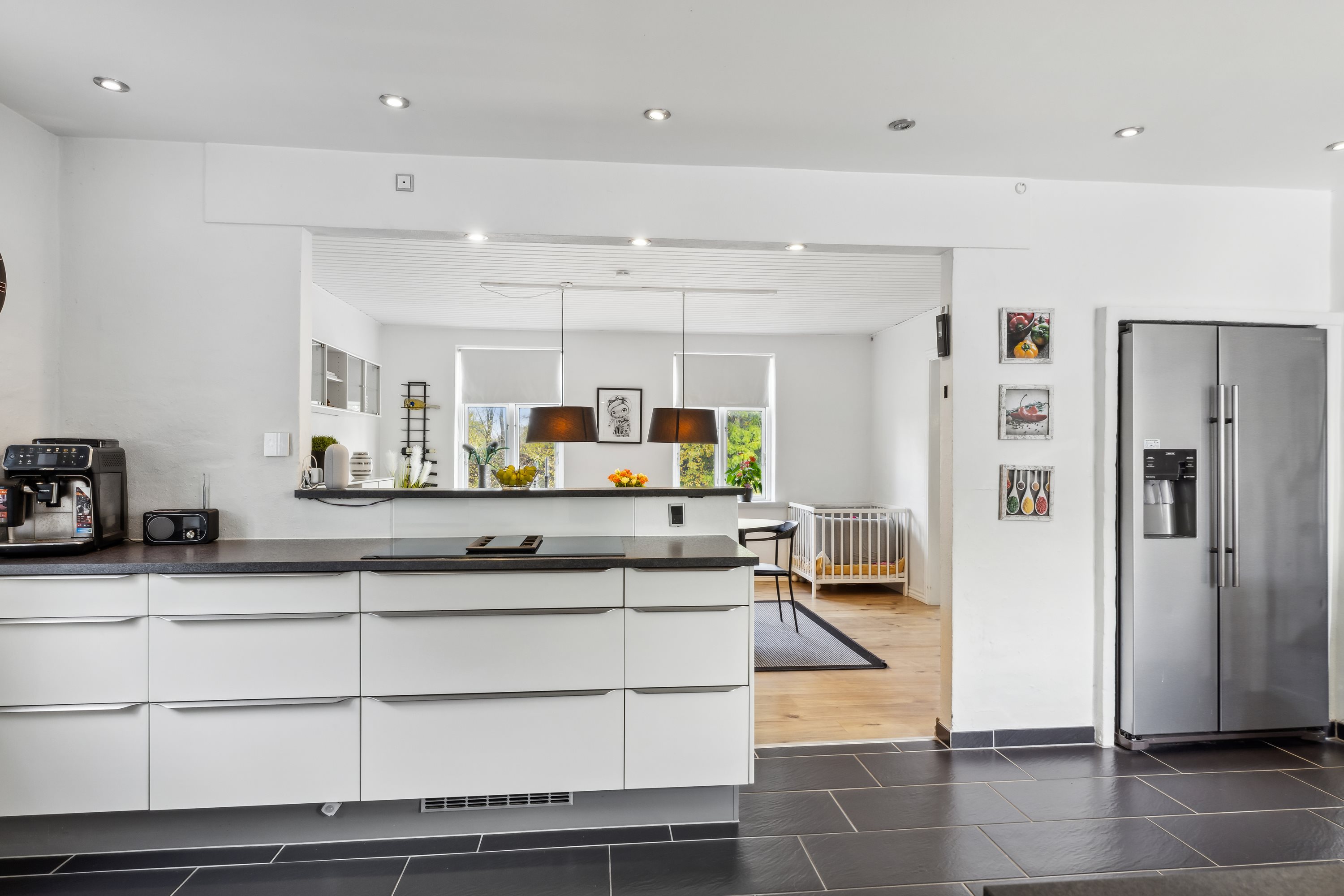 Fremhævet køkken billede i fuldskærmstilstand. Billede af Stubbækvej 2, Sønder-Hostrup, 6200 Aabenraa