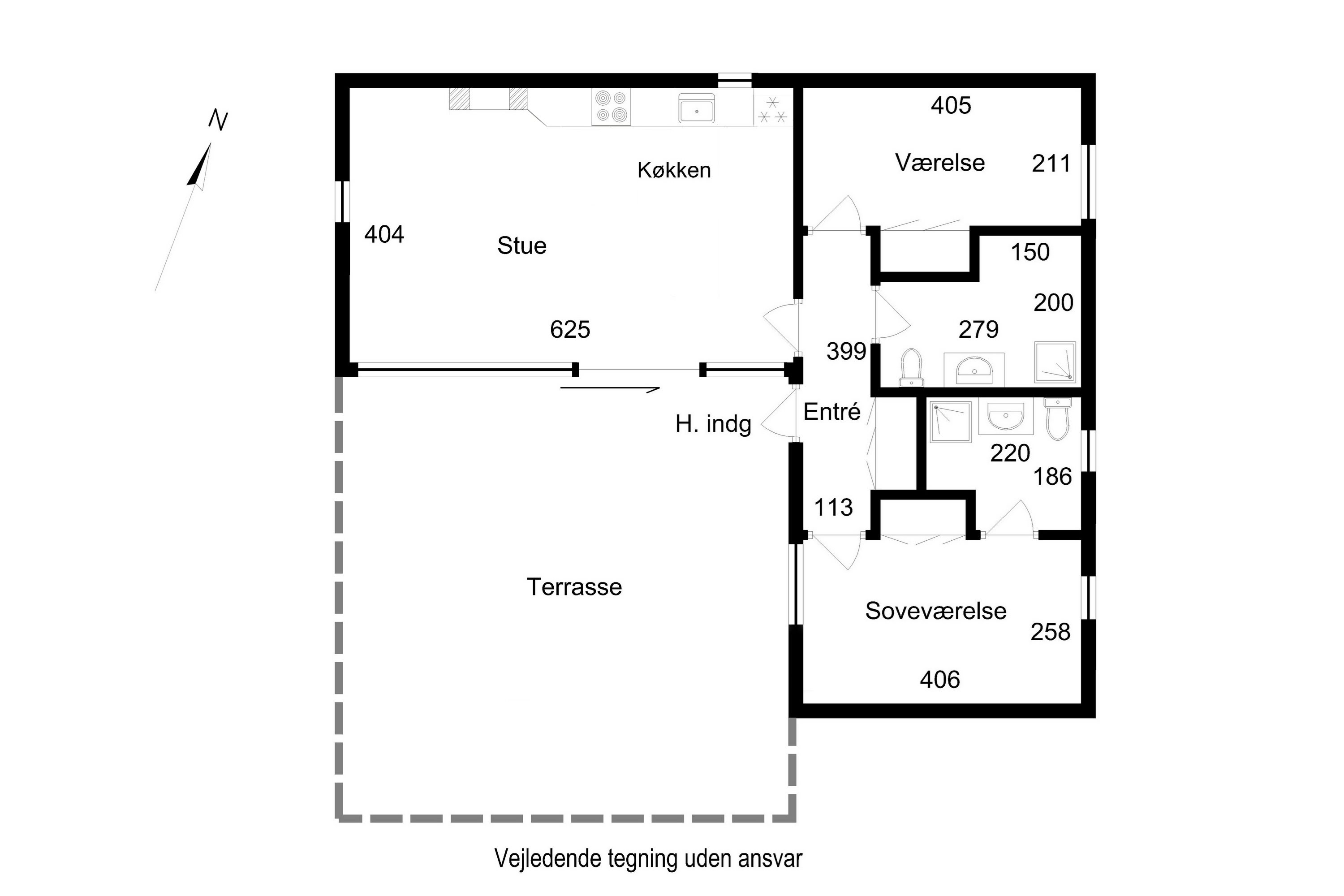 Fremhævet  billede i fuldskærmstilstand. Billede af Oddevejen 129, 5500 Middelfart
