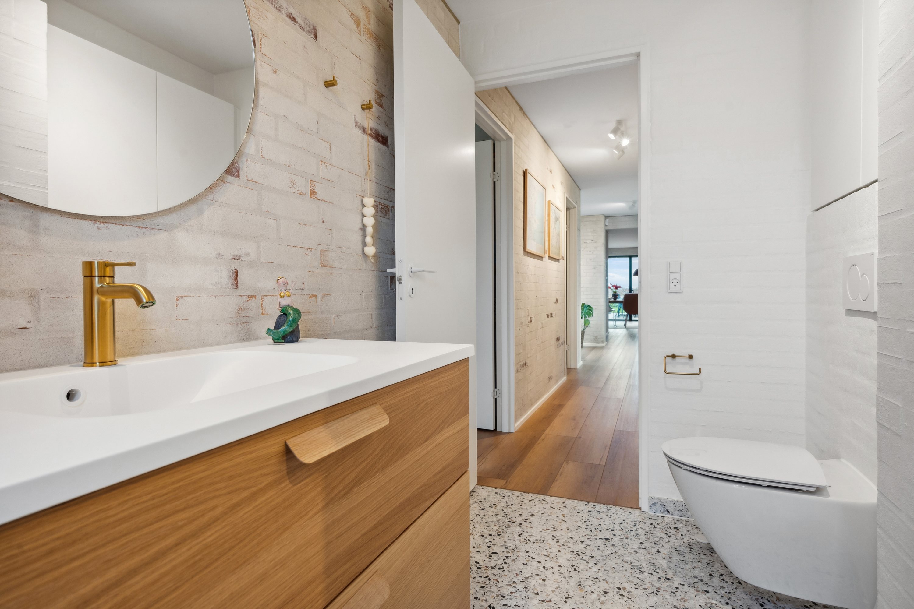 Fremhævet badeværelse billede i fuldskærmstilstand. Billede af Biegårds Alle 32, 8700 Horsens