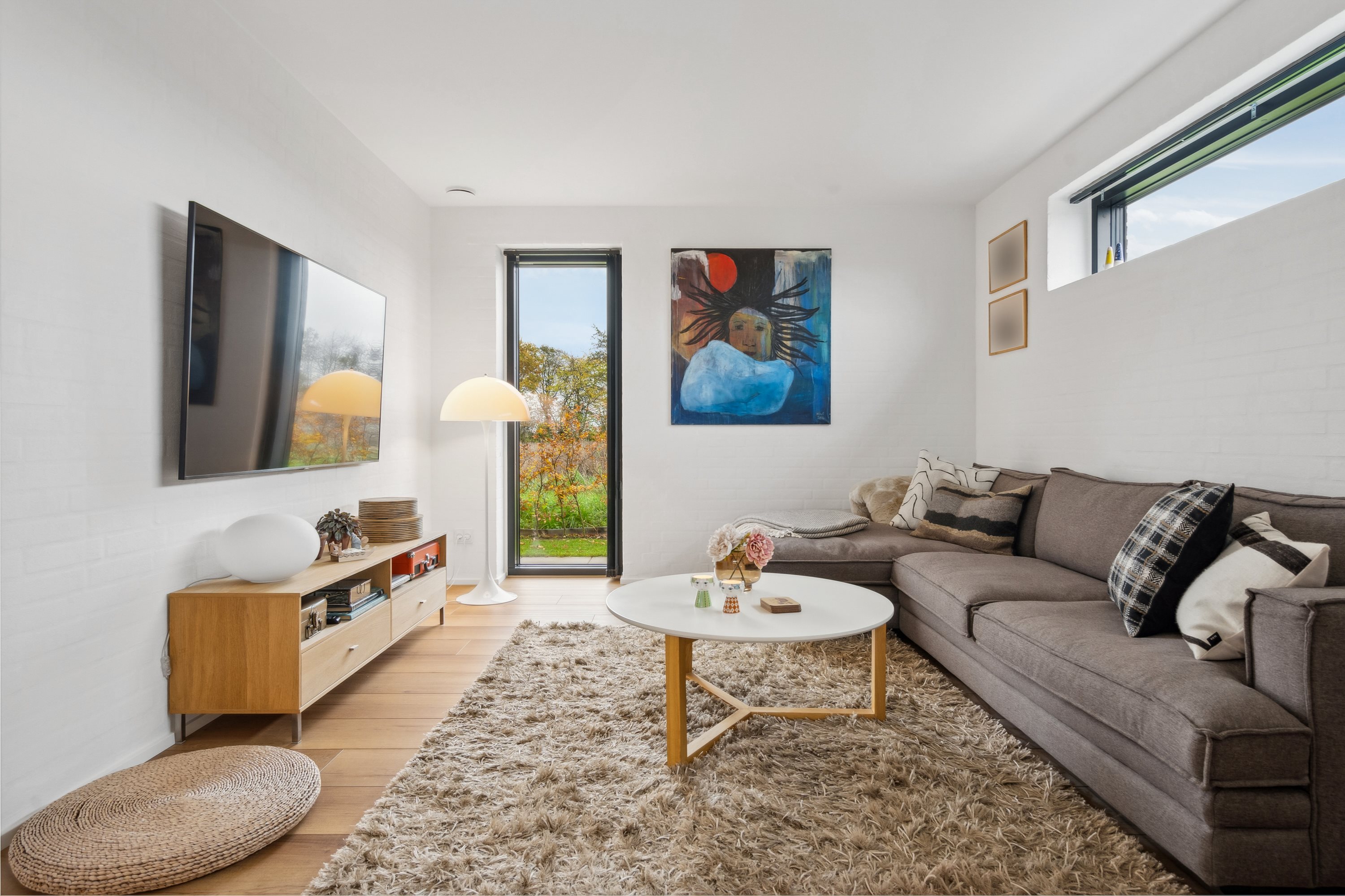 Fremhævet stue billede i fuldskærmstilstand. Billede af Biegårds Alle 32, 8700 Horsens