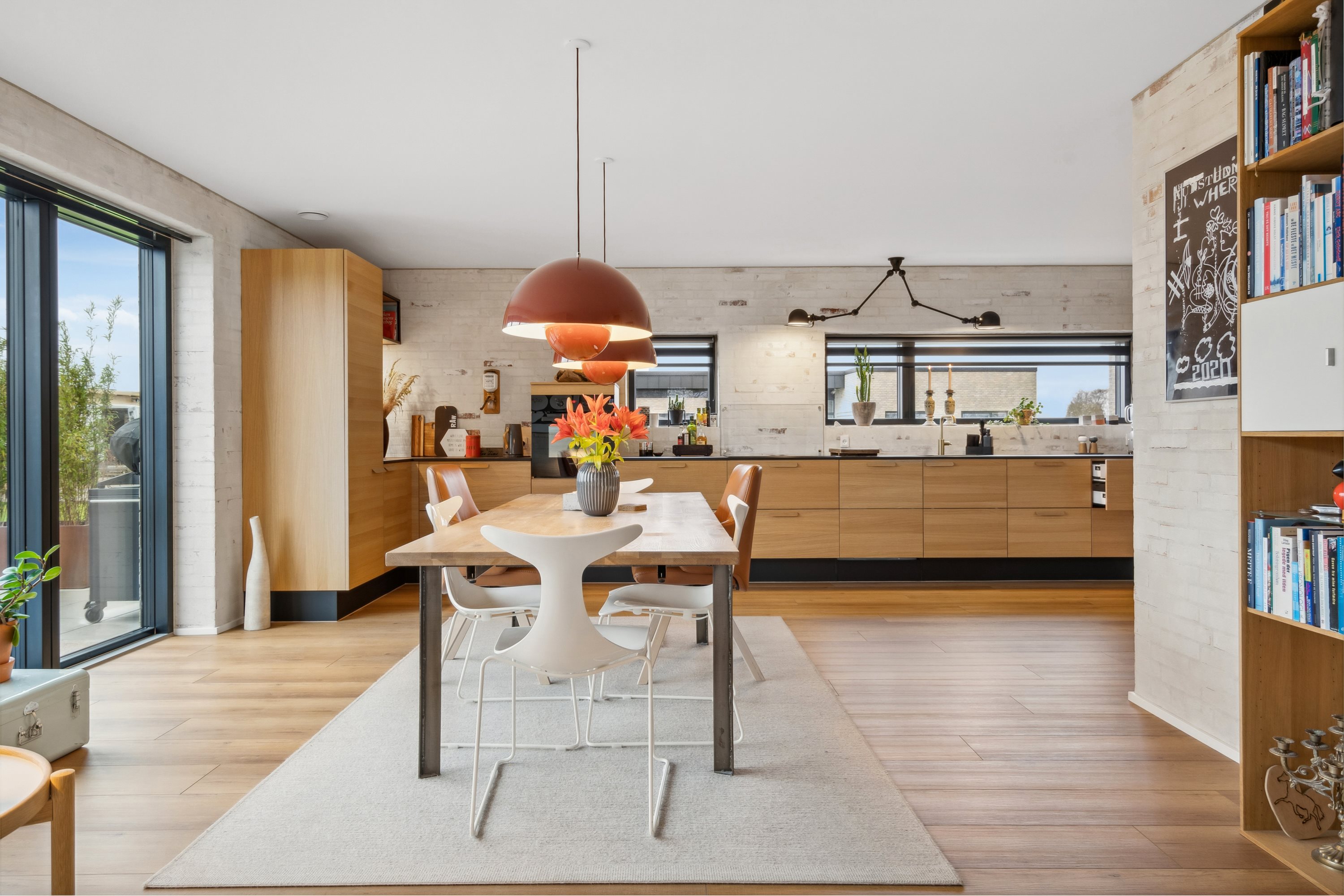 Fremhævet køkken/alrum billede i fuldskærmstilstand. Billede af Biegårds Alle 32, 8700 Horsens