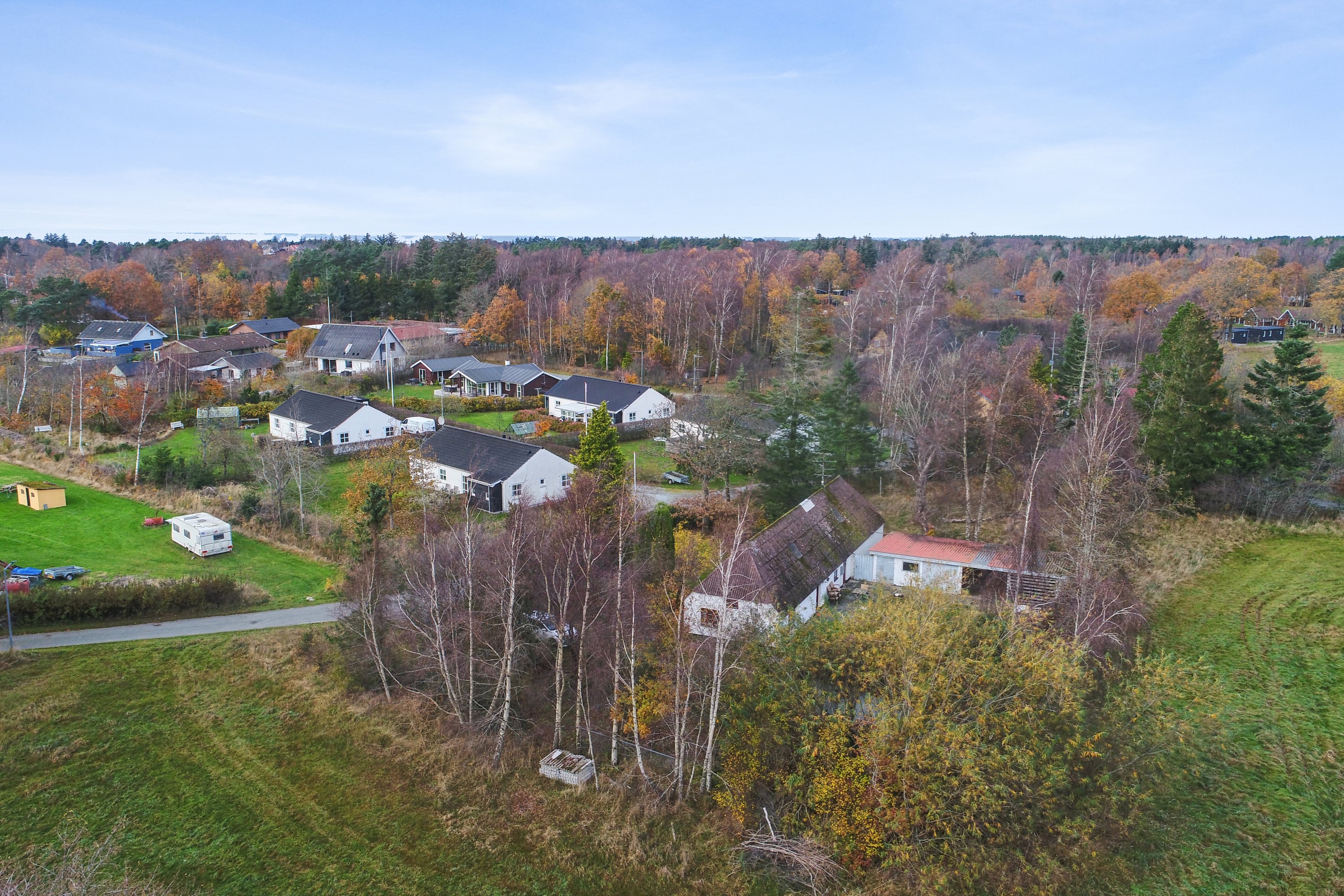 Fremhævet luftfoto billede i fuldskærmstilstand. Billede af Knæet 14, Vesterø Havn, 9940 Læsø
