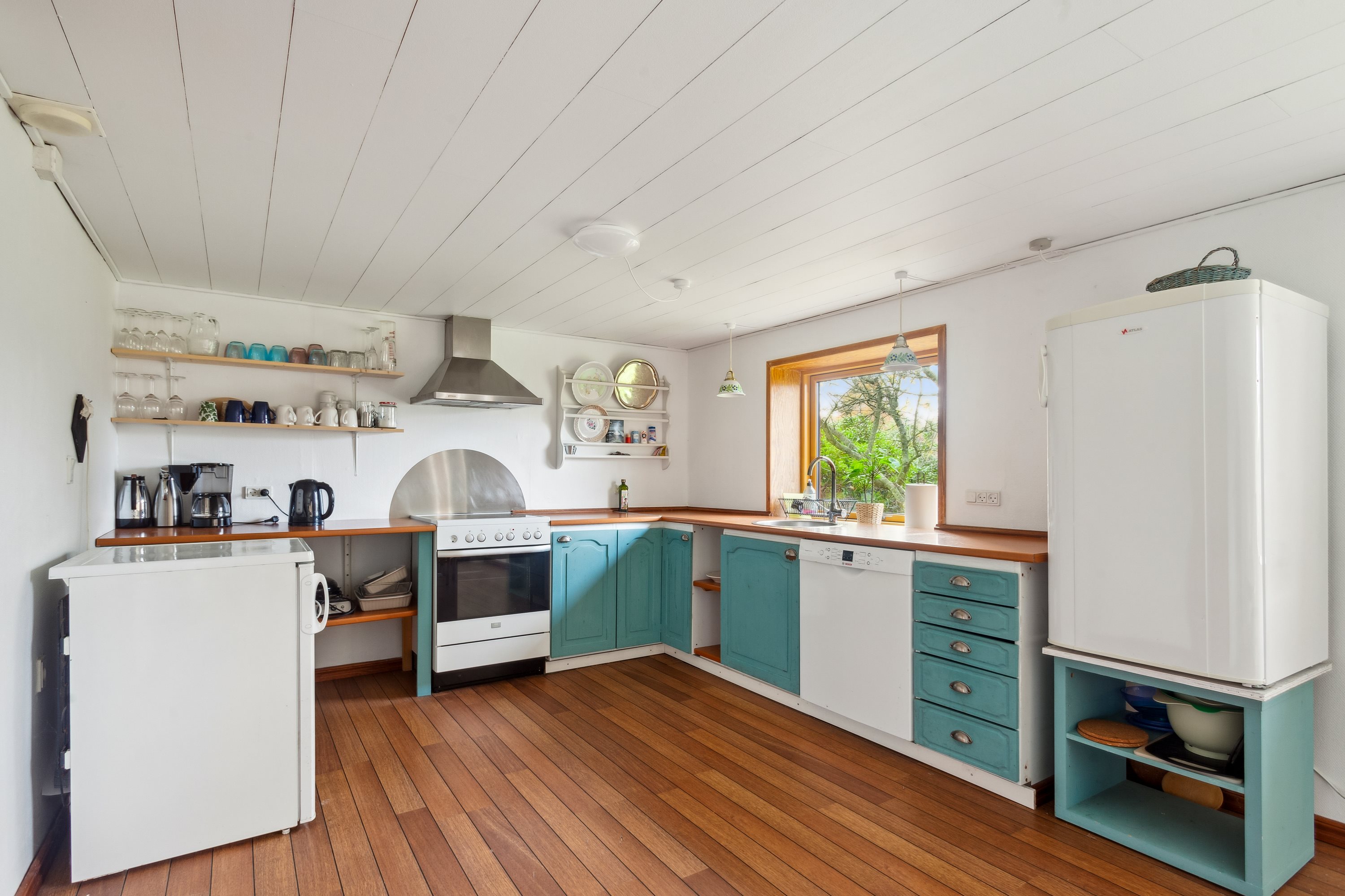 Fremhævet køkken billede i fuldskærmstilstand. Billede af Knæet 14, Vesterø Havn, 9940 Læsø