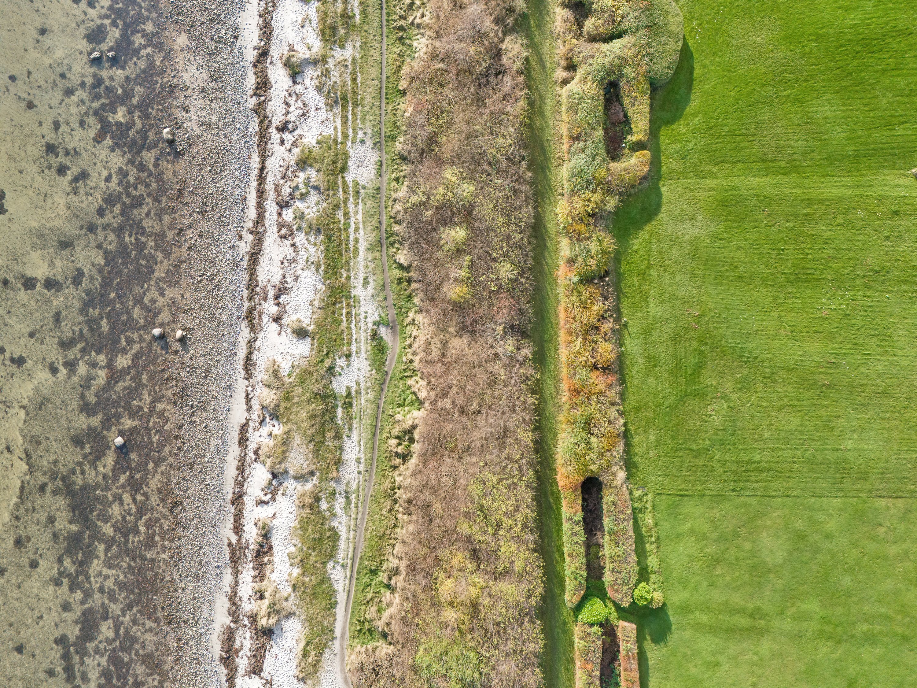 Fremhævet luftfoto billede i fuldskærmstilstand. Billede af Skæring Strandvej 34, 8250 Egå
