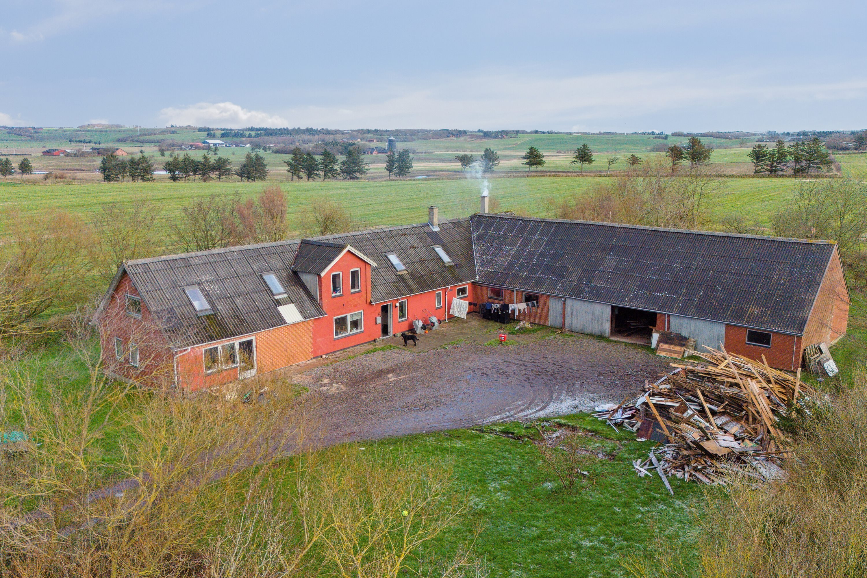 Fremhævet set fra haven billede i fuldskærmstilstand. Billede af Snedstedvej 110, 7752 Snedsted