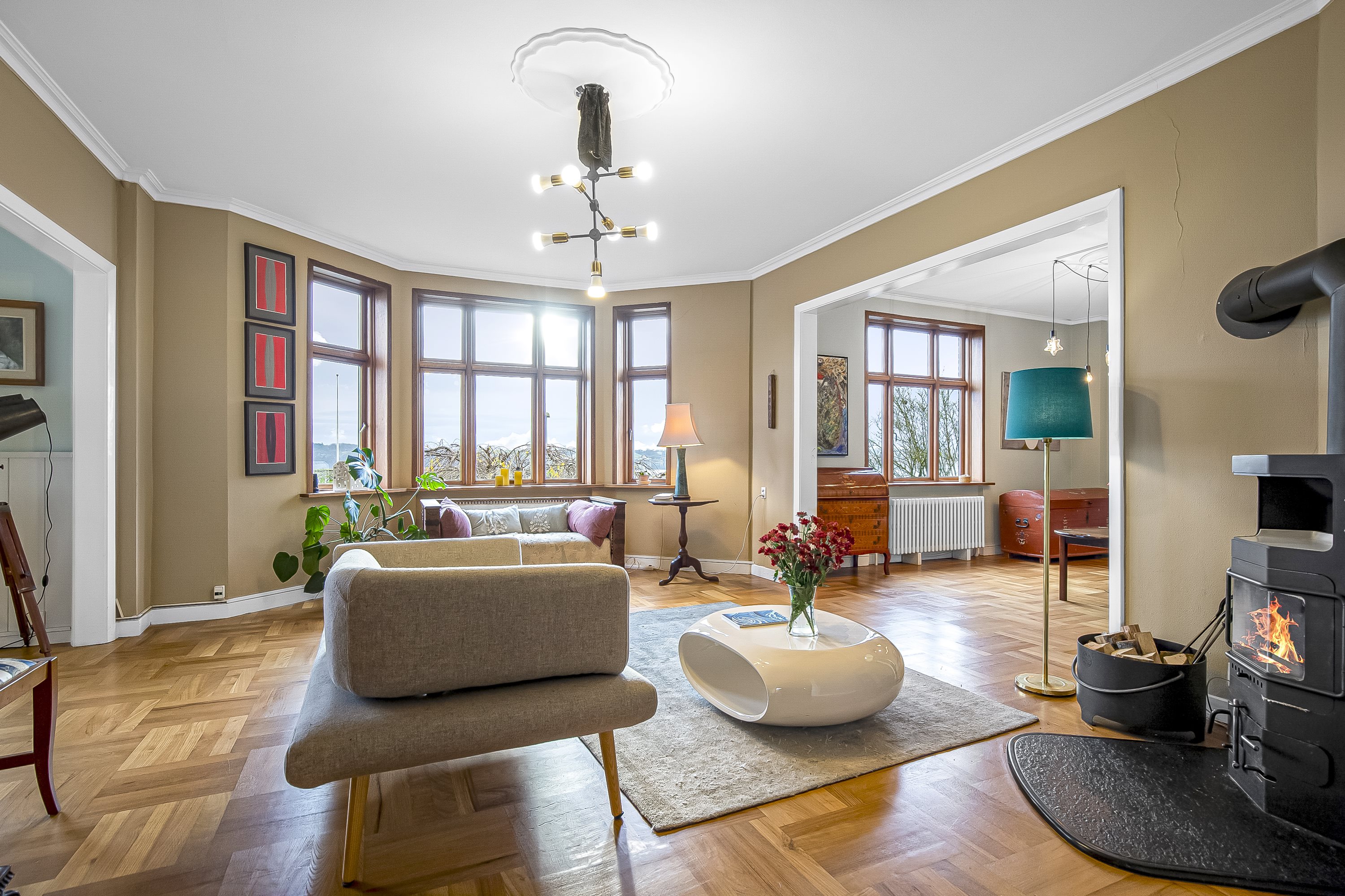 Fremhævet stue billede i fuldskærmstilstand. Billede af Gl. Strandvej 10, Kolding, 6000 Kolding