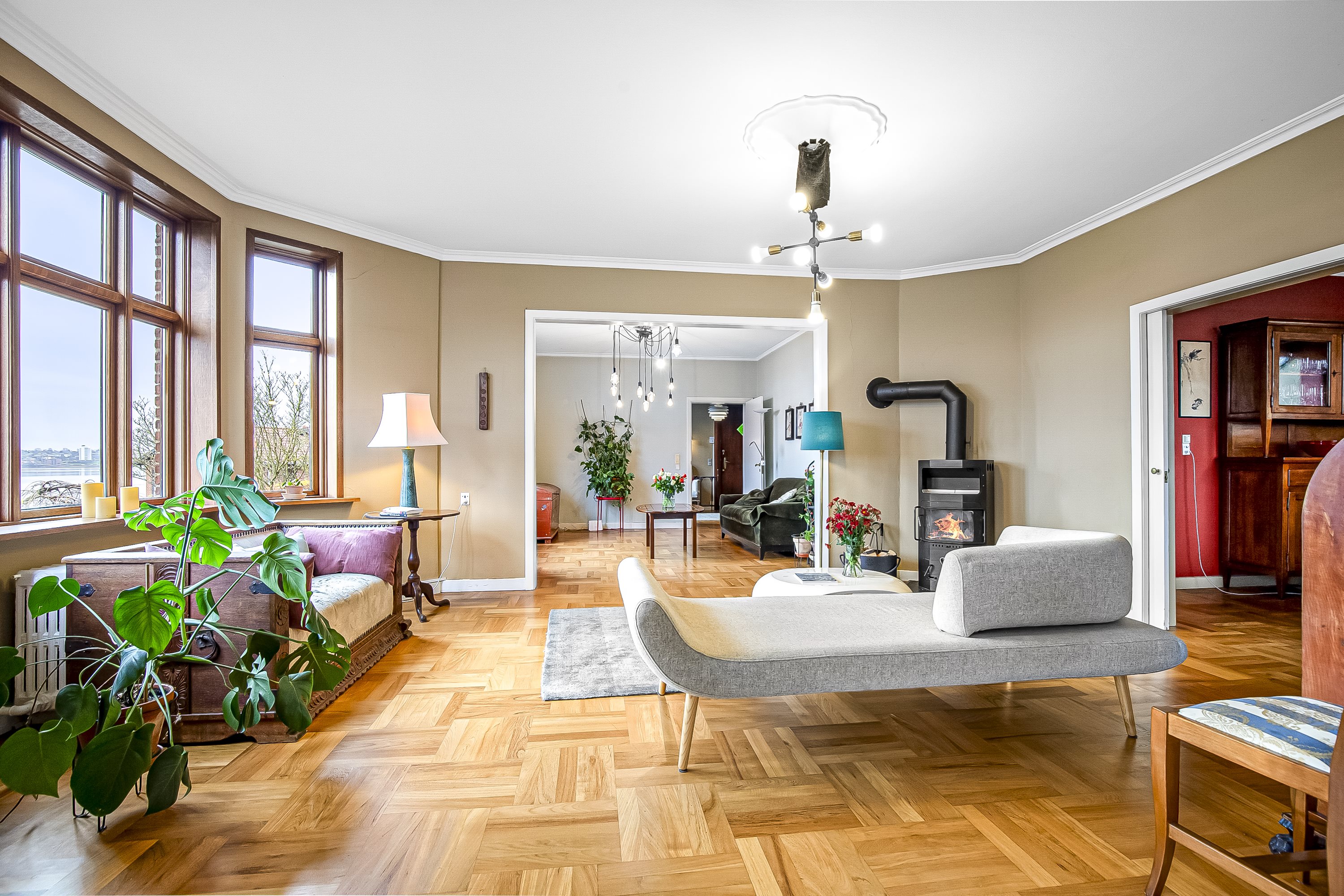 Fremhævet stue billede i fuldskærmstilstand. Billede af Gl. Strandvej 10, Kolding, 6000 Kolding