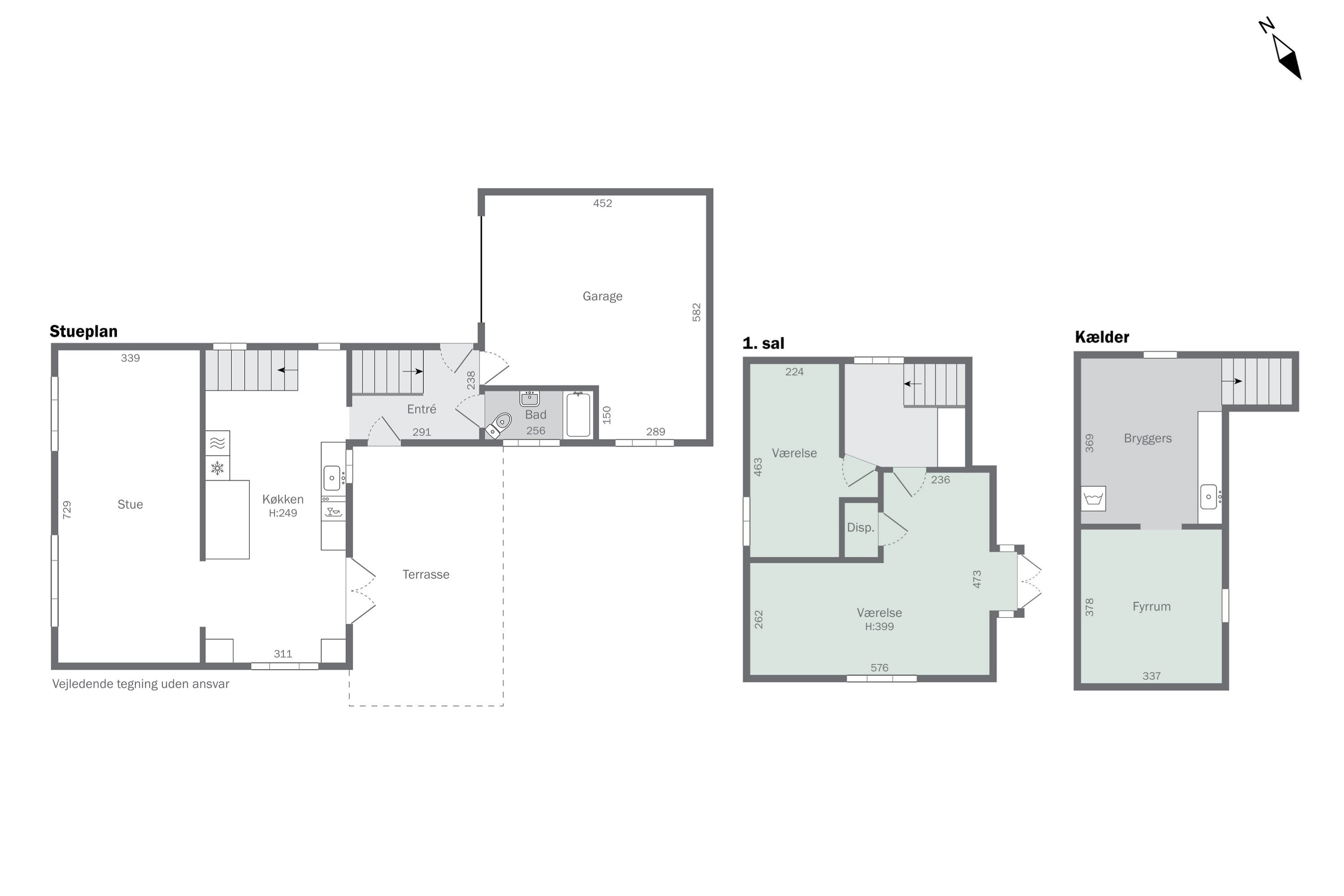 Plantegninger billede af Møllegyden 82, Nymark, 5471 Søndersø