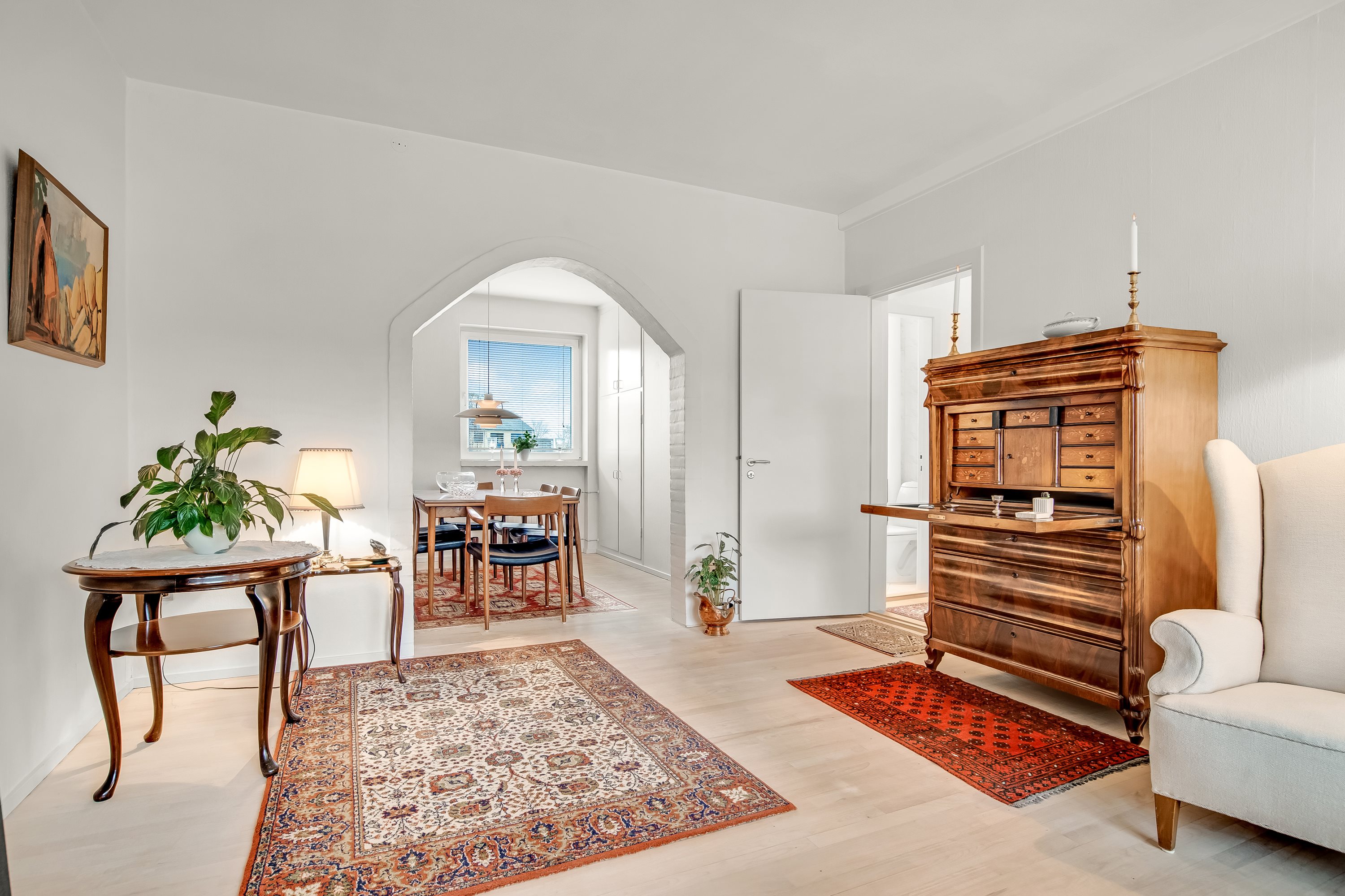 Fremhævet stue billede i fuldskærmstilstand. Billede af Doktorvænget 8, 1. th., 7500 Holstebro