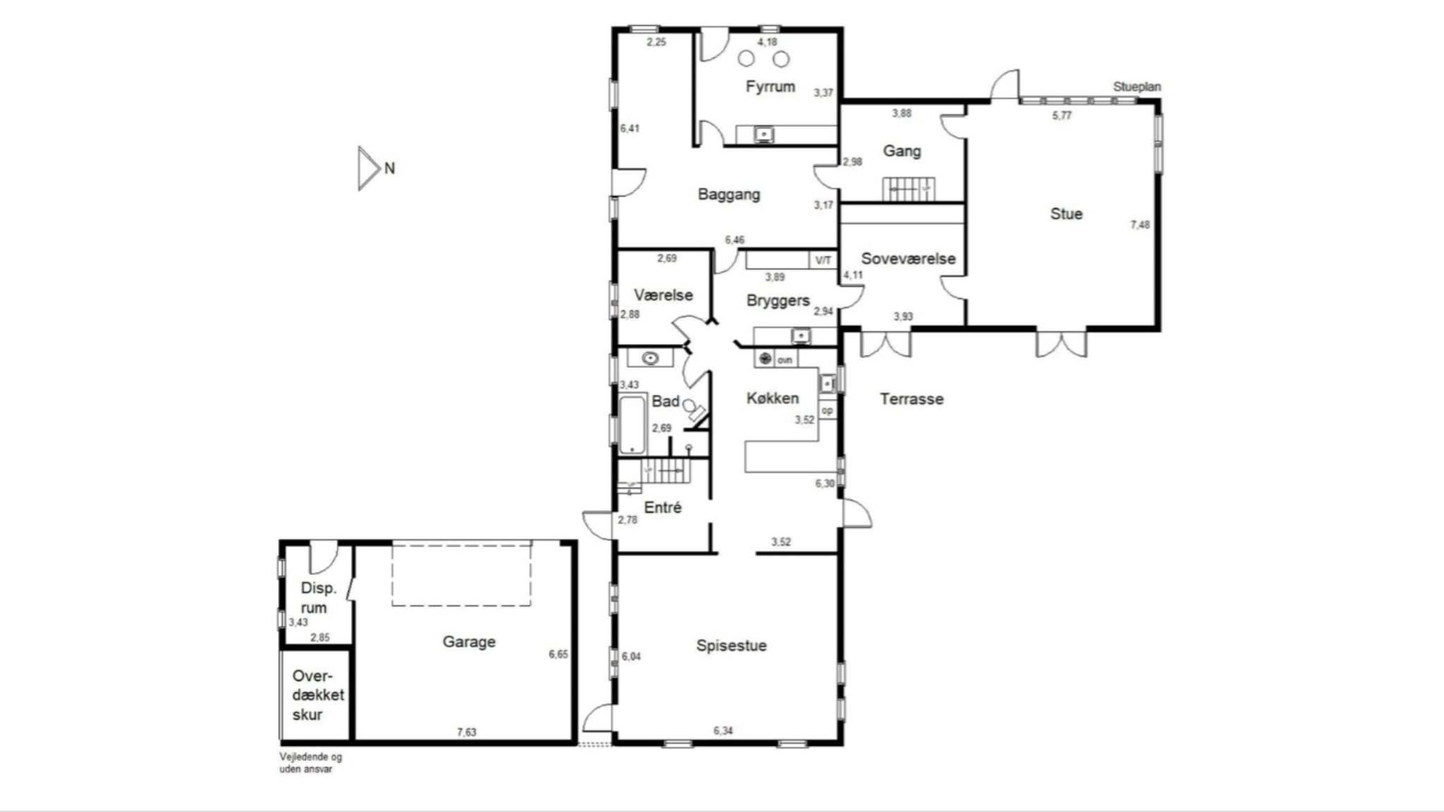 Plantegninger billede af Føltvedvej 12, Øster Hassing, 9362 Gandrup